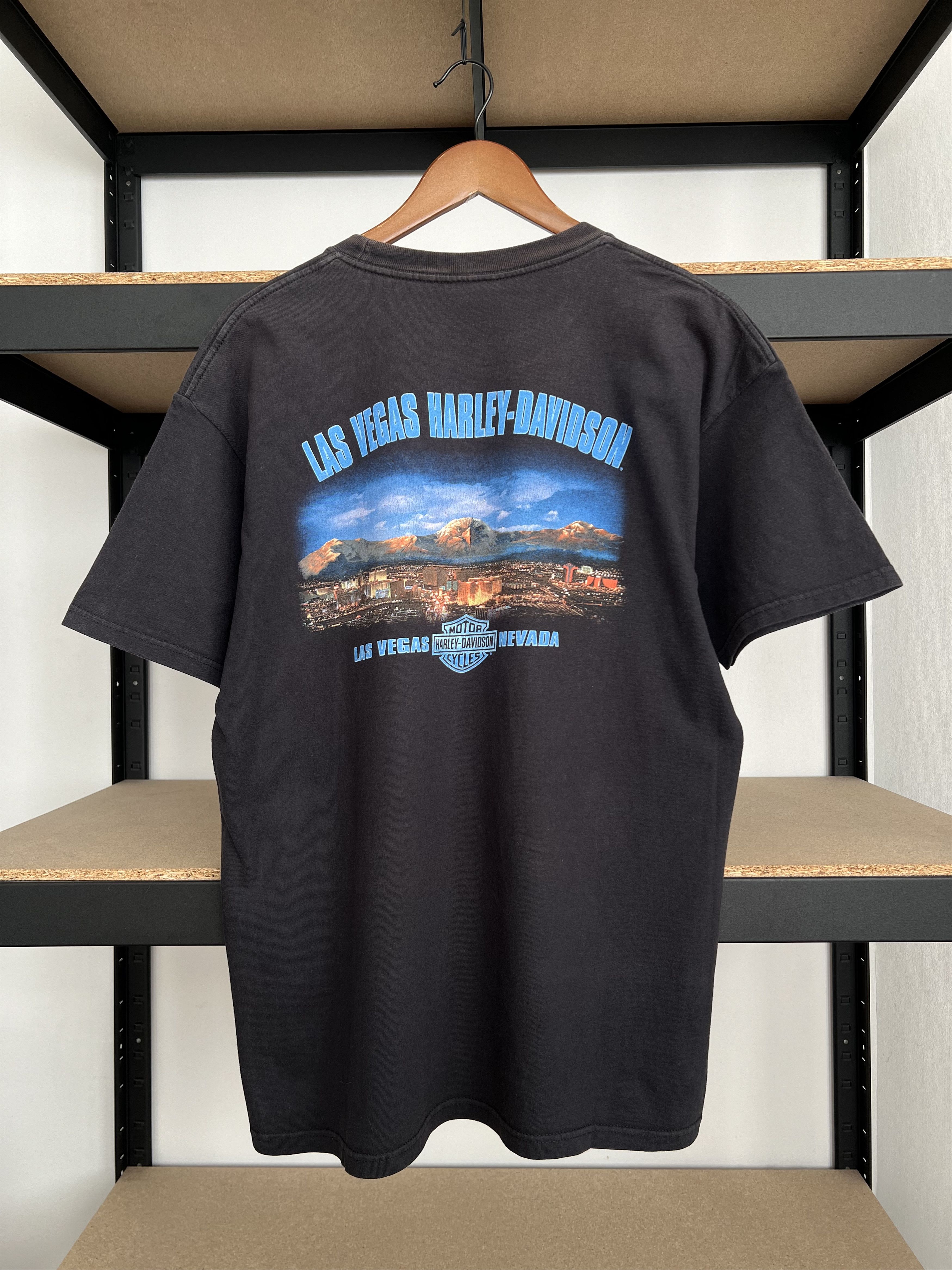 Harley Davidson Vintage 2007 Harley Davidson Live to Ride Las Vegas T-shirt Size US L / EU 52-54 / 3 - 4 Thumbnail