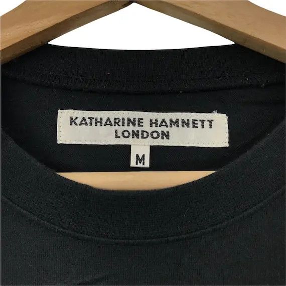 Katharine Hamnett London Vtg KATHARINE HAMNETT LONDON Tee Shirt Long Sleeve Pullover Size M / US 6-8 / IT 42-44 - 4 Thumbnail