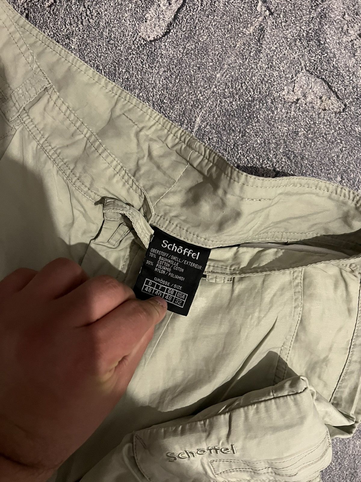 Japanese Brand Japanese Transformer Sweatpants — Vintage Beige Wide Leg Size US 32 / EU 48 - 7 Thumbnail
