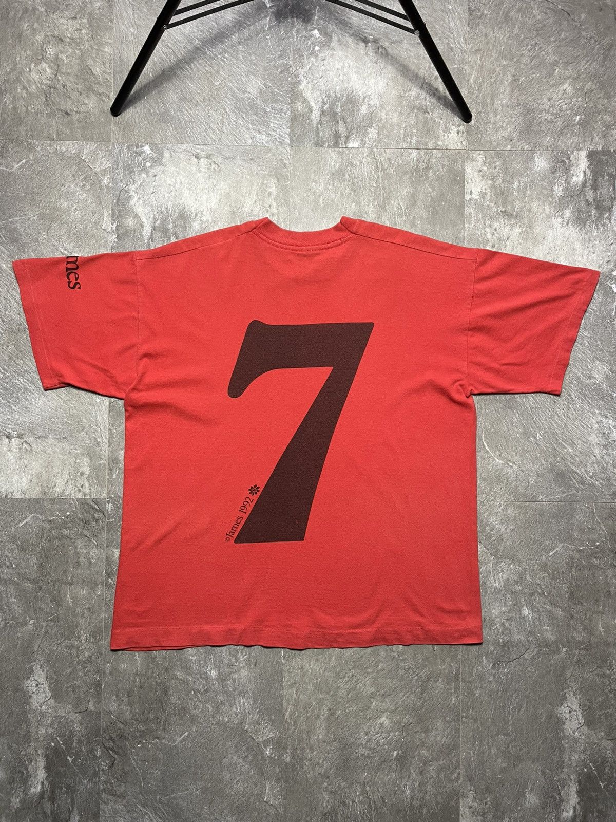 Band Tees Vintage 1992 James Seven (English Rock Happy Mondays) Size US XL / EU 56 / 4 - 7 Thumbnail