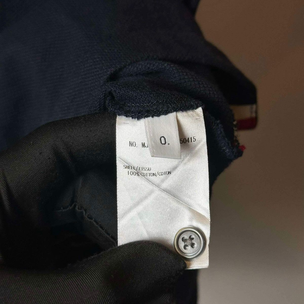 Thom Browne THOM BROWNE BACK STRIPED POLO SHIRT Size US S / EU 44-46 / 1 - 5 Thumbnail