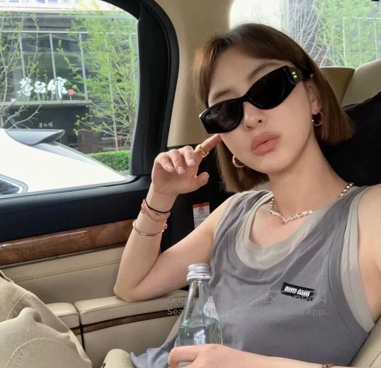 Miu Miu Miumiu Retro Cat-Eye Sunglasses. Size ONE SIZE - 6 Thumbnail