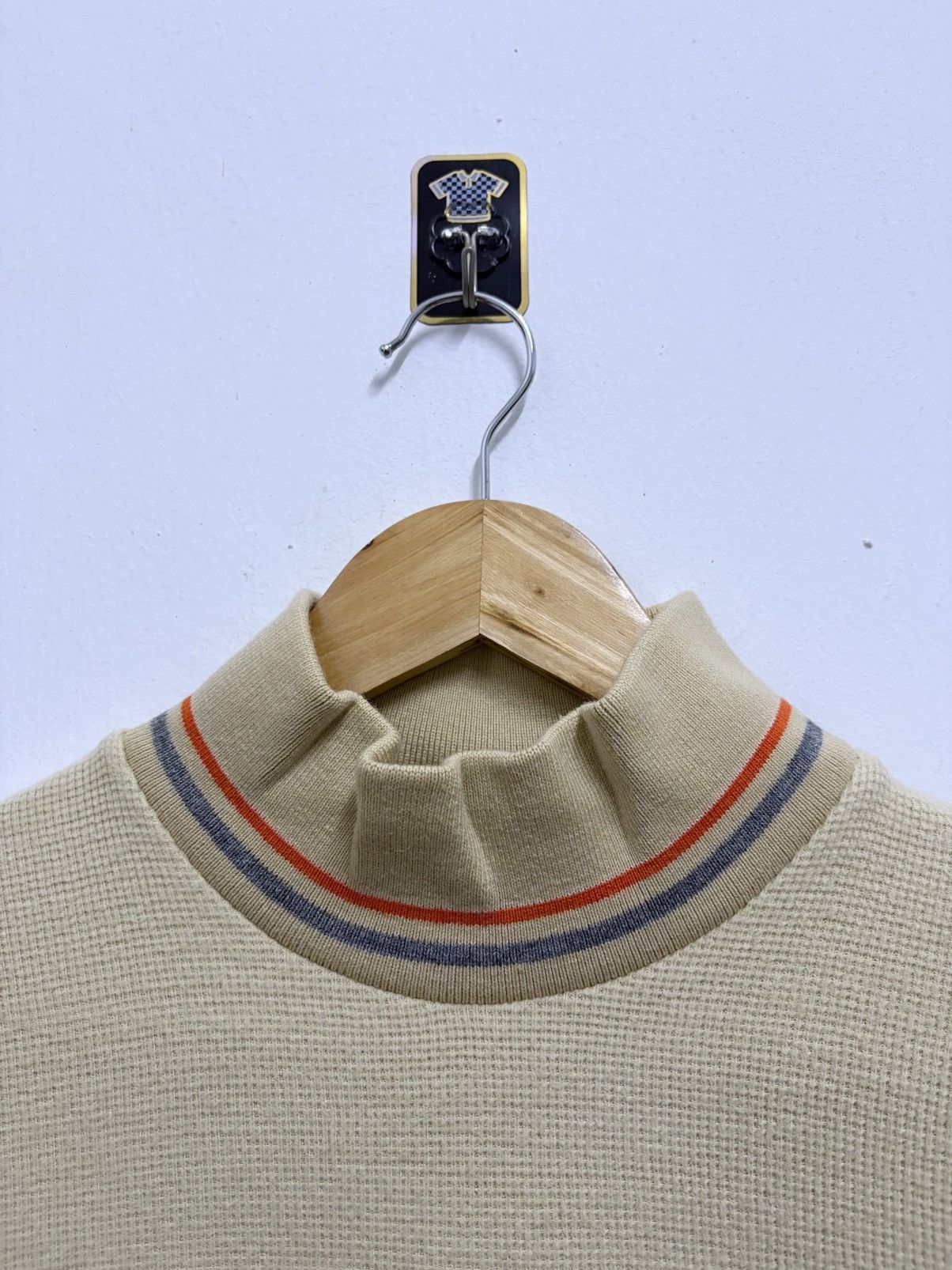 Courreges Vintage 90's Courreges Sport Futur Logo L/S Mock Turtleneck Size M / US 6-8 / IT 42-44 - 7 Thumbnail