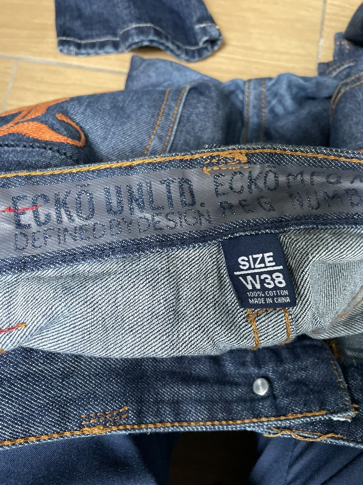 Ecko Unltd. Vintage Y2K Ecko Unltd Baggy Denim Jeans Size US 37 - 19 Thumbnail