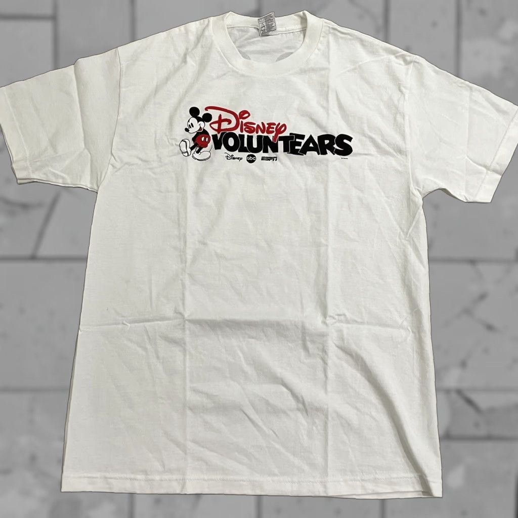 Disney Alstyle Disney VolunTears T-Shirt White 100% Cotton Mens Size L Tee Graphic Tee Disney VolunTears White Shirt Mens L Size US L / EU 52-54 / 3 - 1 Thumbnail