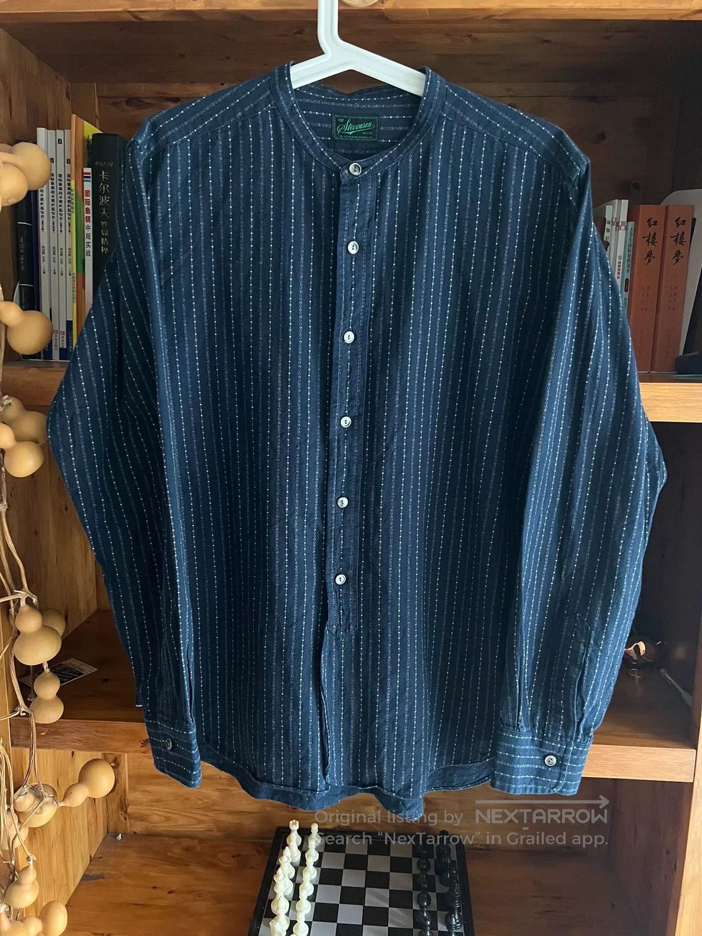 Stevenson Overall Co. indigo stripe shirt by stevenson overall co. Size US L / EU 52-54 / 3 - 1 Thumbnail