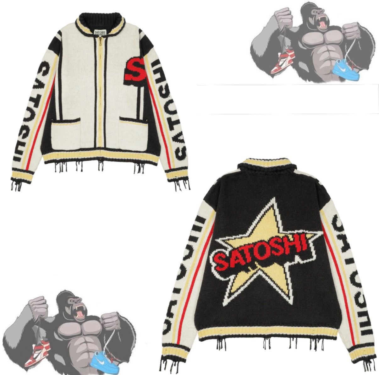 Satoshi Nakamoto Satoshi Nakamoto Memory Varsity Cardigan Size US XL / EU 56 / 4 - 1 Thumbnail