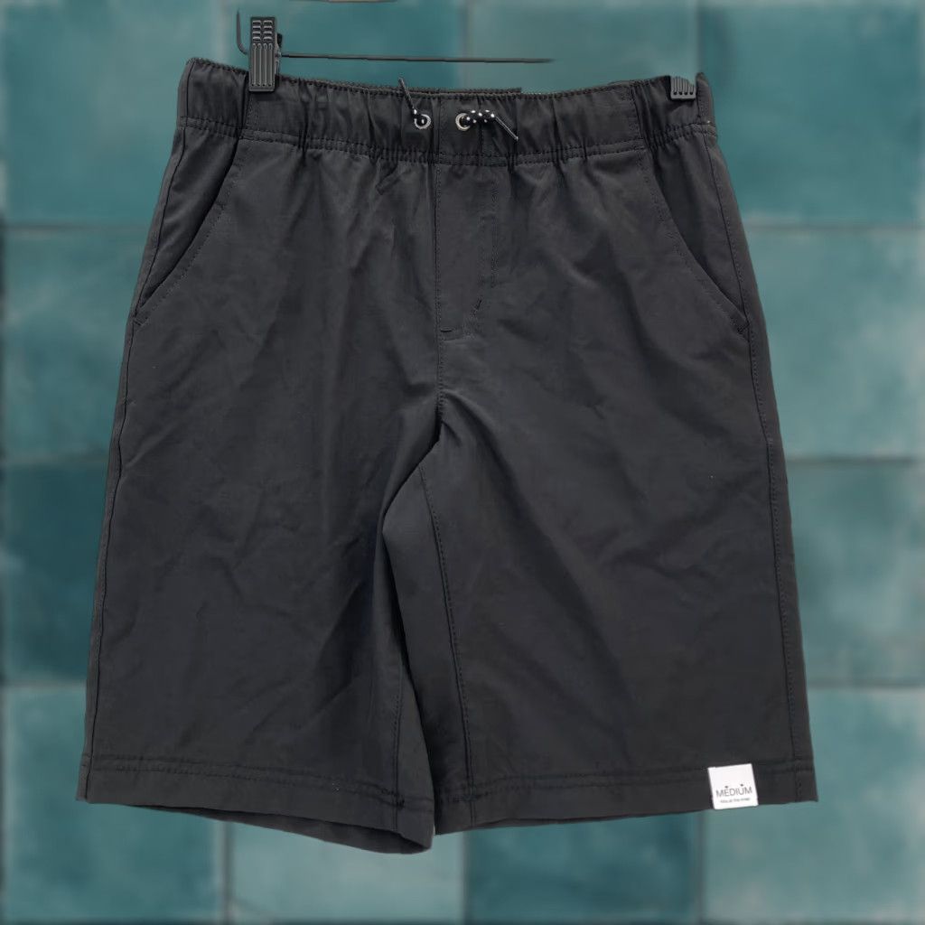 Vintage Sonoma Flexwear Tech Shorts Mens Medium Black Stretch Drawstring Pull On NWT Size US 31 - 1 Thumbnail