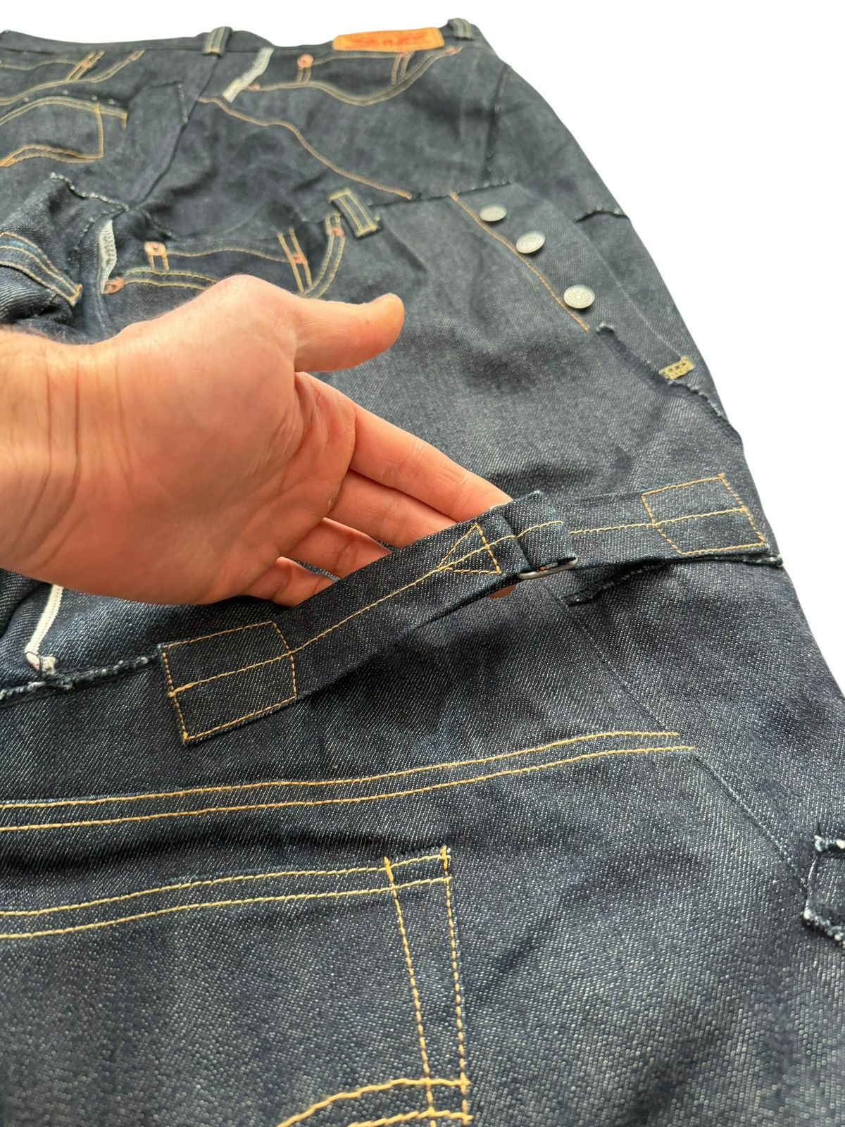 Junya Watanabe × Levi's 2024 Patchwork Runway Levi’s Denim Jeans Size US 32 / EU 48 - 9 Thumbnail