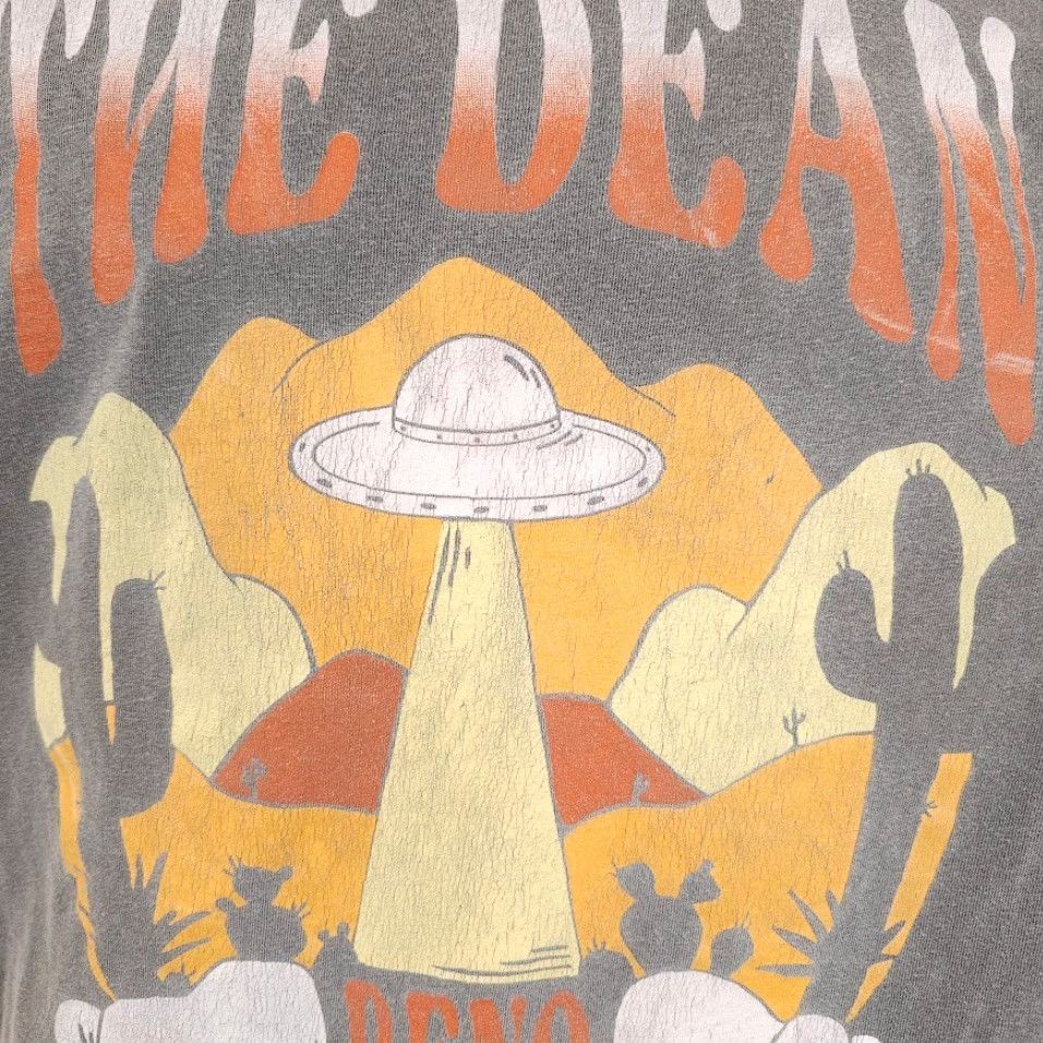 Comfort Colors Reno UFO T Shirt Mens Large Gray Alien Spaceship The Dean Desert Comfort Colors Size US L / EU 52-54 / 3 - 3 Thumbnail