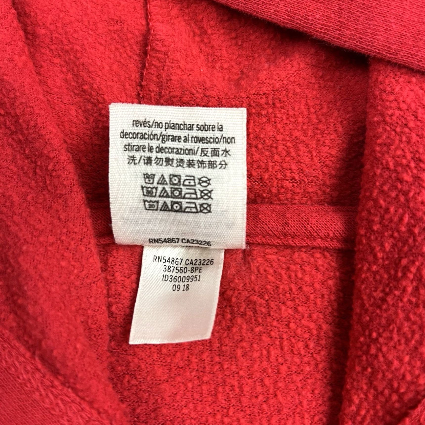 Victoria's Secret Victoria's Secret PINK Hoodie Womens Small Red Spellout Pullover Sweatshirt Size S / US 4 / IT 40 - 5 Thumbnail