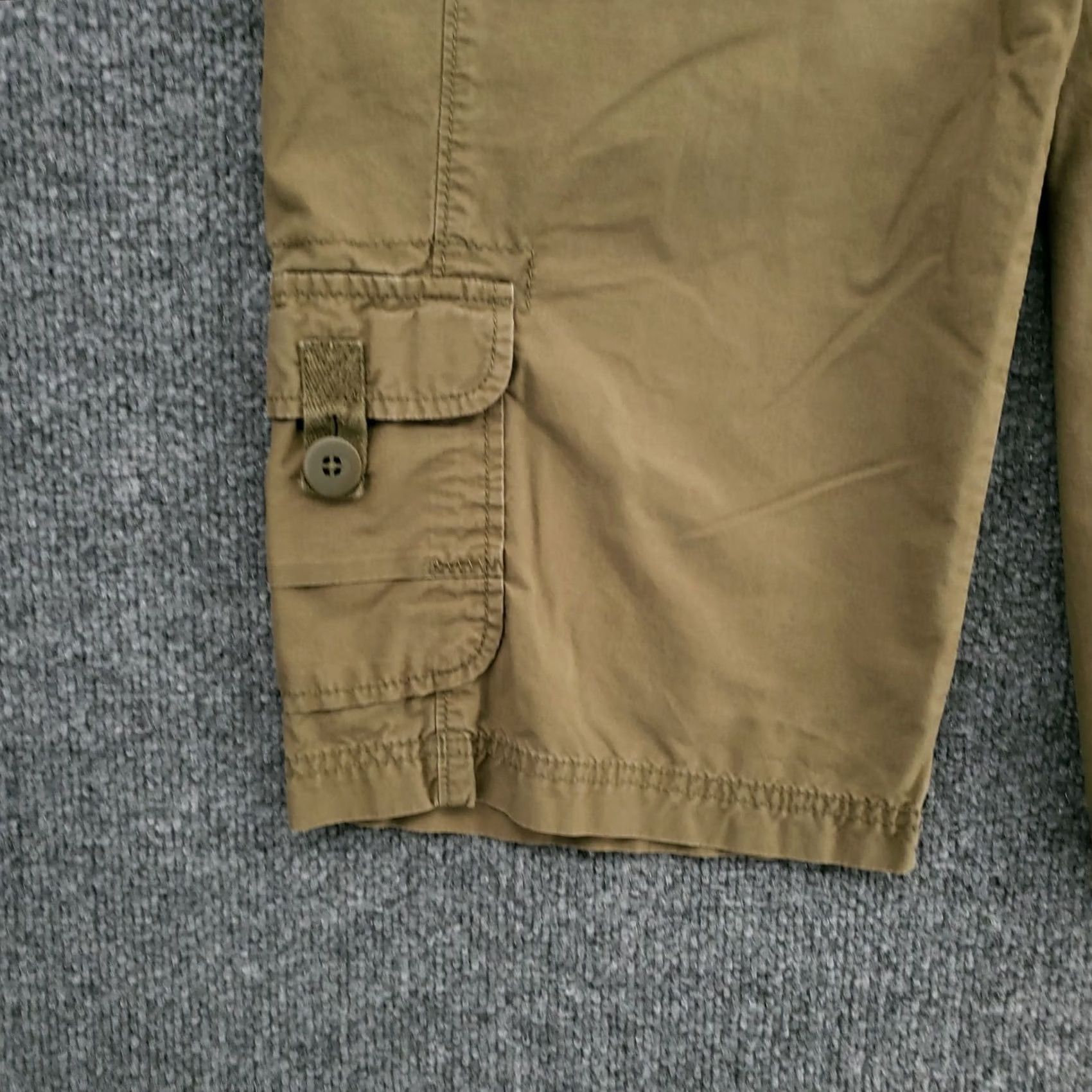 J. Jill J. Jill Beige Cropped Pants Womens 12 Mid Rise Below Waist Cargo Size 34" / US 12 / IT 48 - 3 Thumbnail