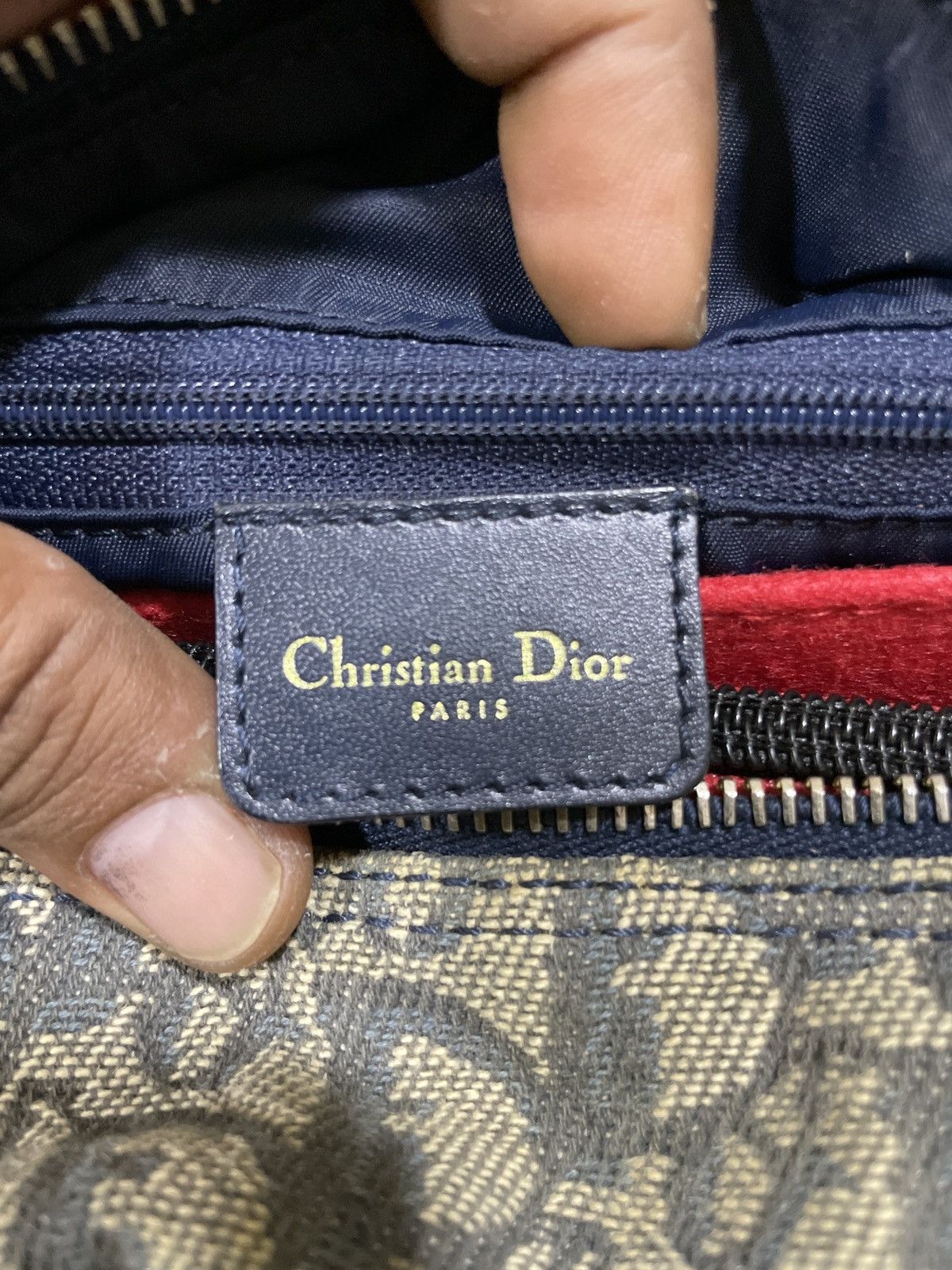 Dior AUTHENTIC CRISTIAN DIOR CANVAS BOSTON 25 HANDBAG VINTAGE Size ONE SIZE - 19 Thumbnail