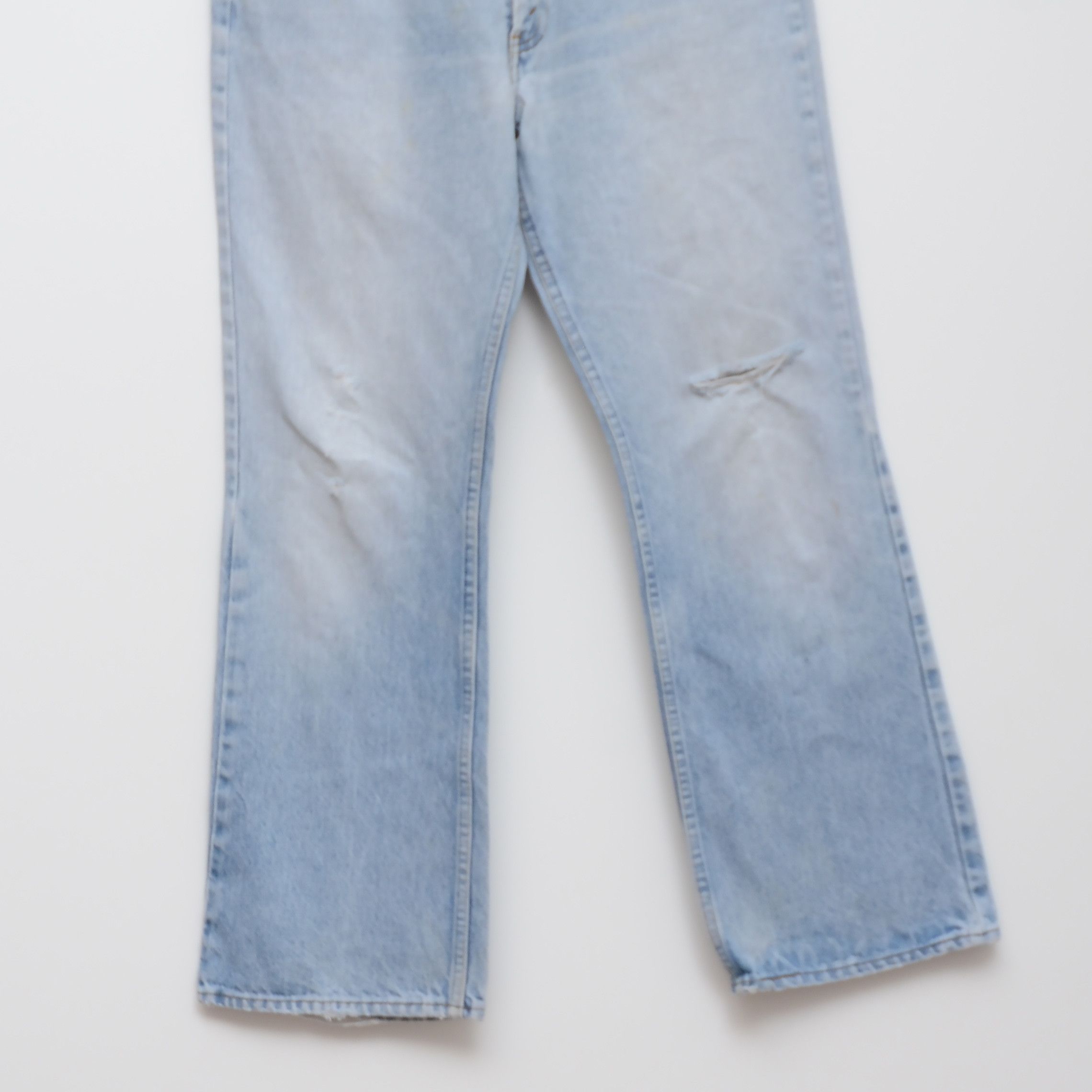 Levi's Vintage Clothing Vintage Rare Levi’s Jeans Blue Thrashed Orange Tab W34 L30 Size US 34 / EU 50 - 3 Thumbnail
