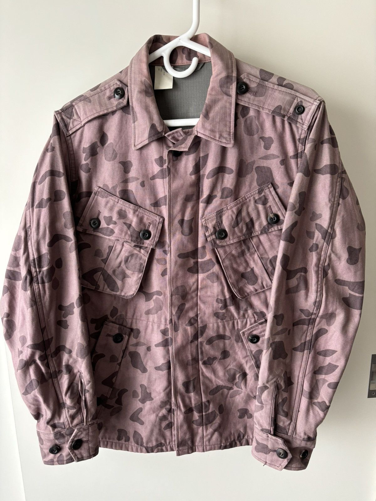 N.Hoolywood N. Hoolywood Purple Camo Military Jacket Size US S / EU 44-46 / 1 - 1 Thumbnail