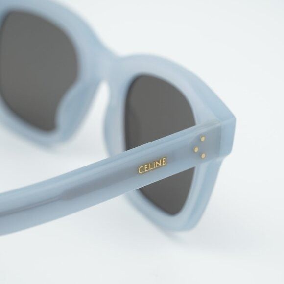 Celine Celine CL40232I 20A Sunglasses Glossy Grey Rectangle Frame Size ONE SIZE - 6 Thumbnail
