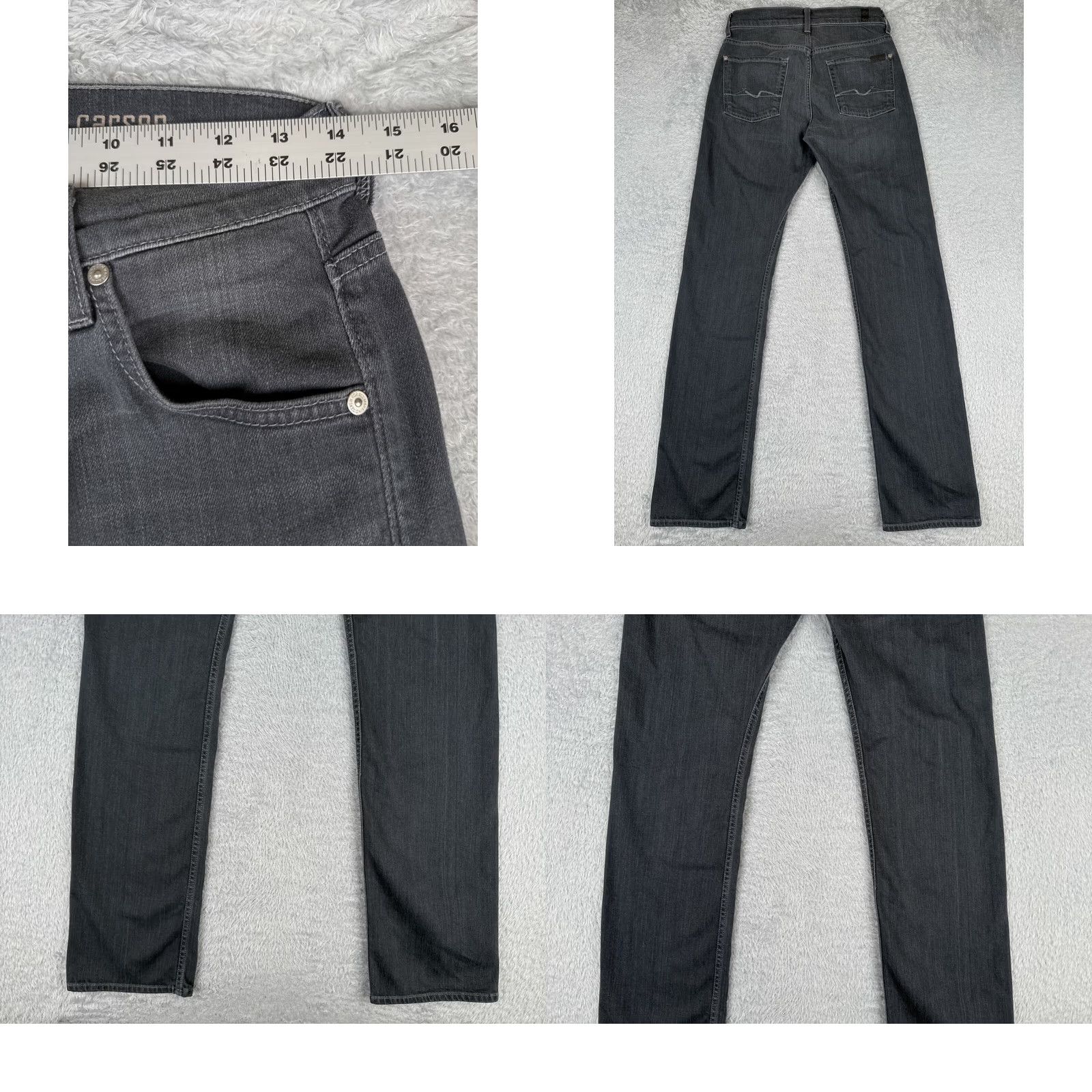 7 For All Mankind 7 For All Mankind Jeans Womens 28 Blue Denim Carsen Straight Leg 28x32 Mid Rise Denim Jeans Womens Men’s Style? Size 28" / US 6 / IT 42 - 9 Thumbnail