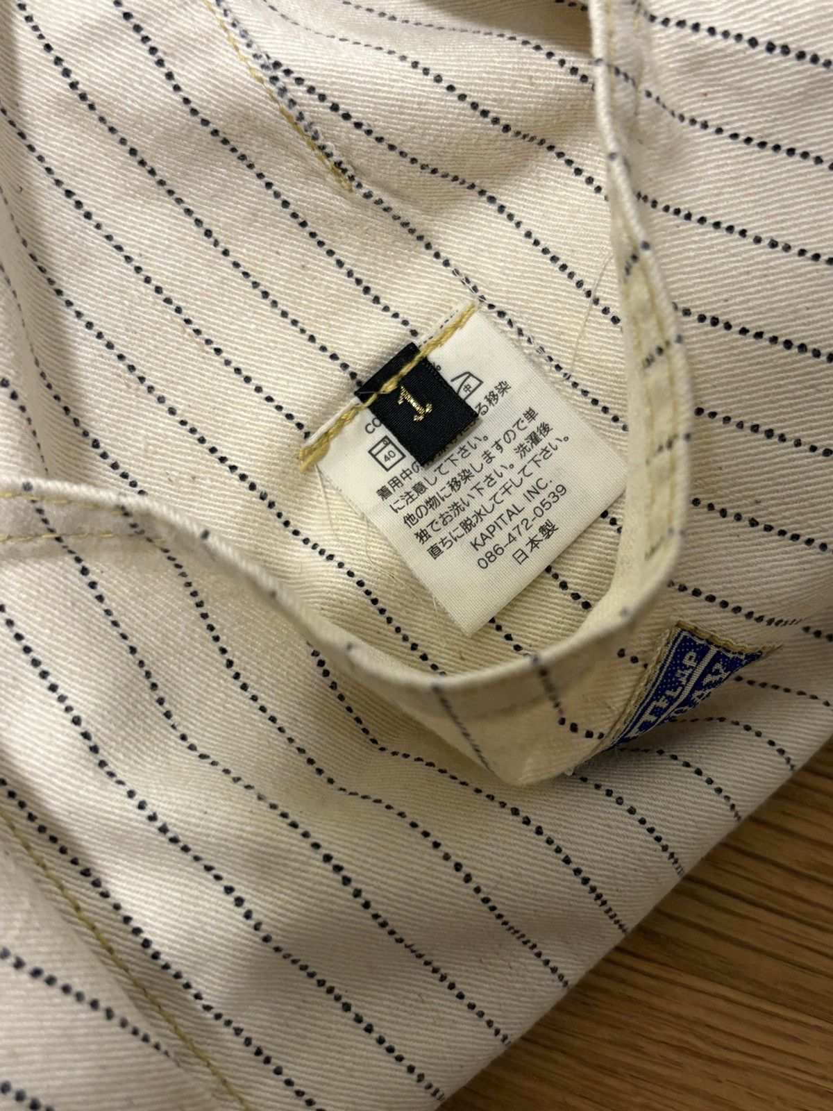 Kapital × Kapital Kountry Kapital Hickory Stripe Lumber Pants Size US 32 / EU 48 - 3 Thumbnail
