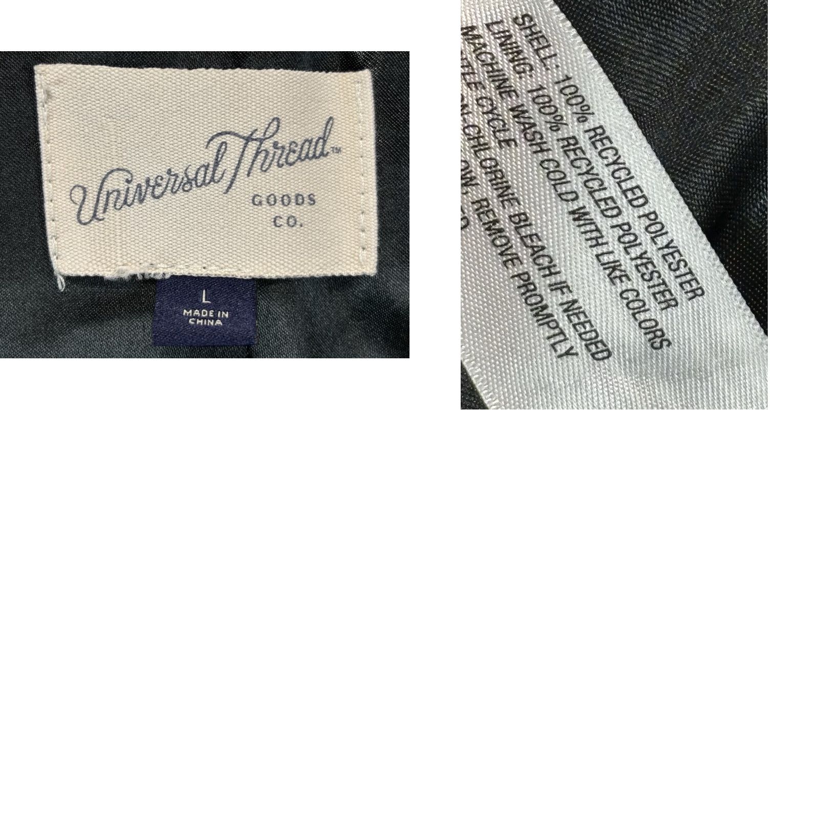 Vintage Universal Thread Relaxed Fit Blazer Jacket Sz Large Women’s Grey Pinstripe Lined Size L / US 10 / IT 46 - 8 Thumbnail