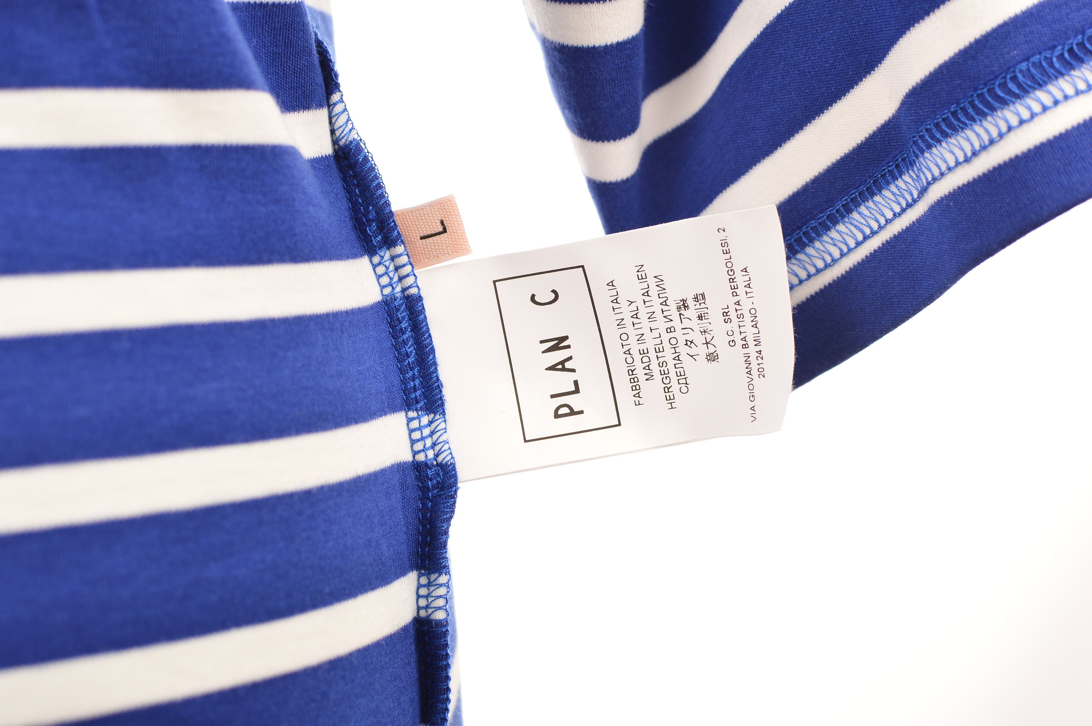 Plan C Plan C Striped T-Shirt Tee Size L / US 10 / IT 46 - 6 Thumbnail