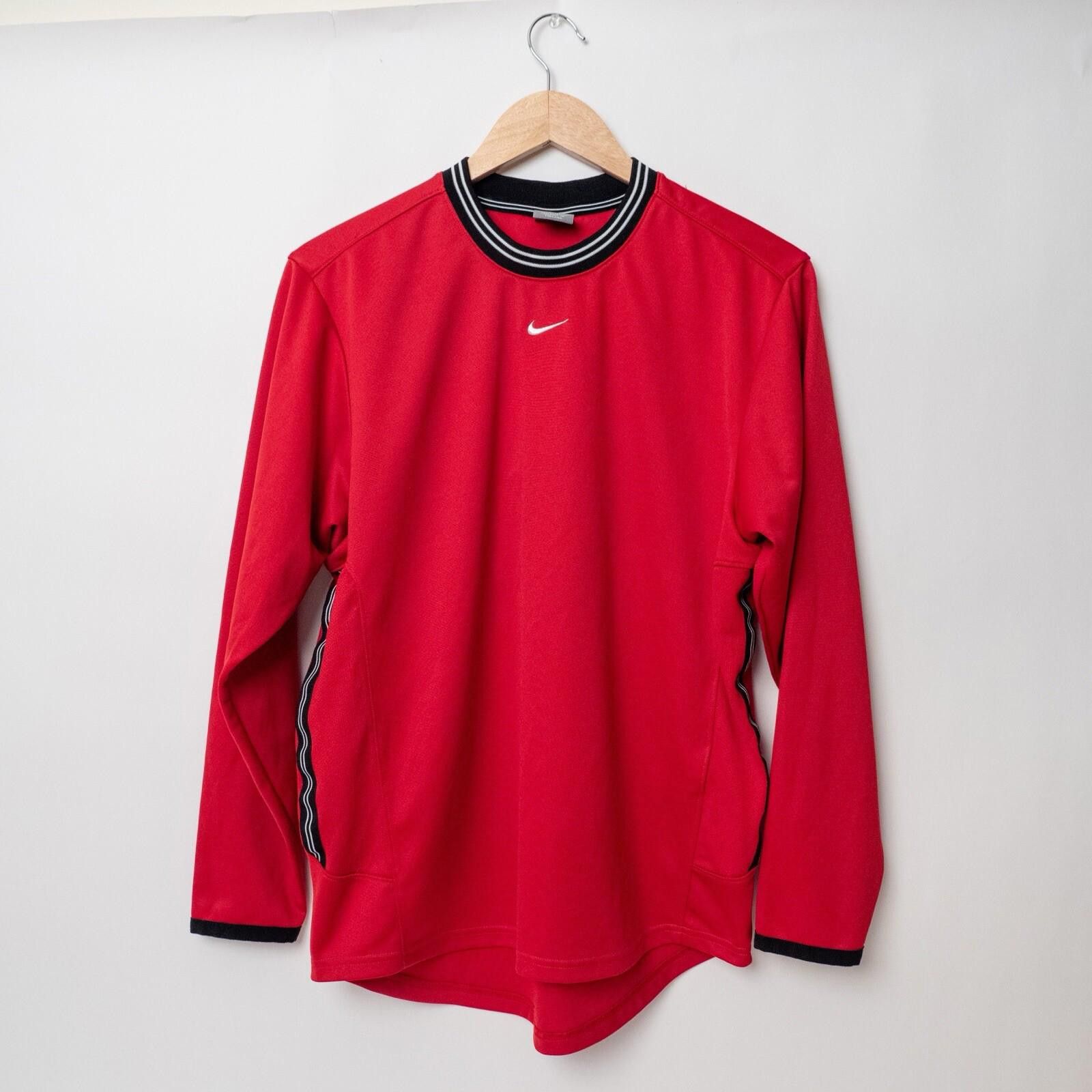 Nike Nike Vintage Red Pullover Windbreaker Long Sleeve Small Size US S / EU 44-46 / 1 - 1 Thumbnail
