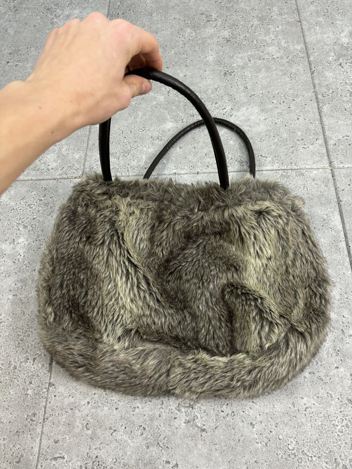 Japanese Brand 2000s Avant Garde Rick Owens Style Fur Bag Size ONE SIZE - 5 Thumbnail