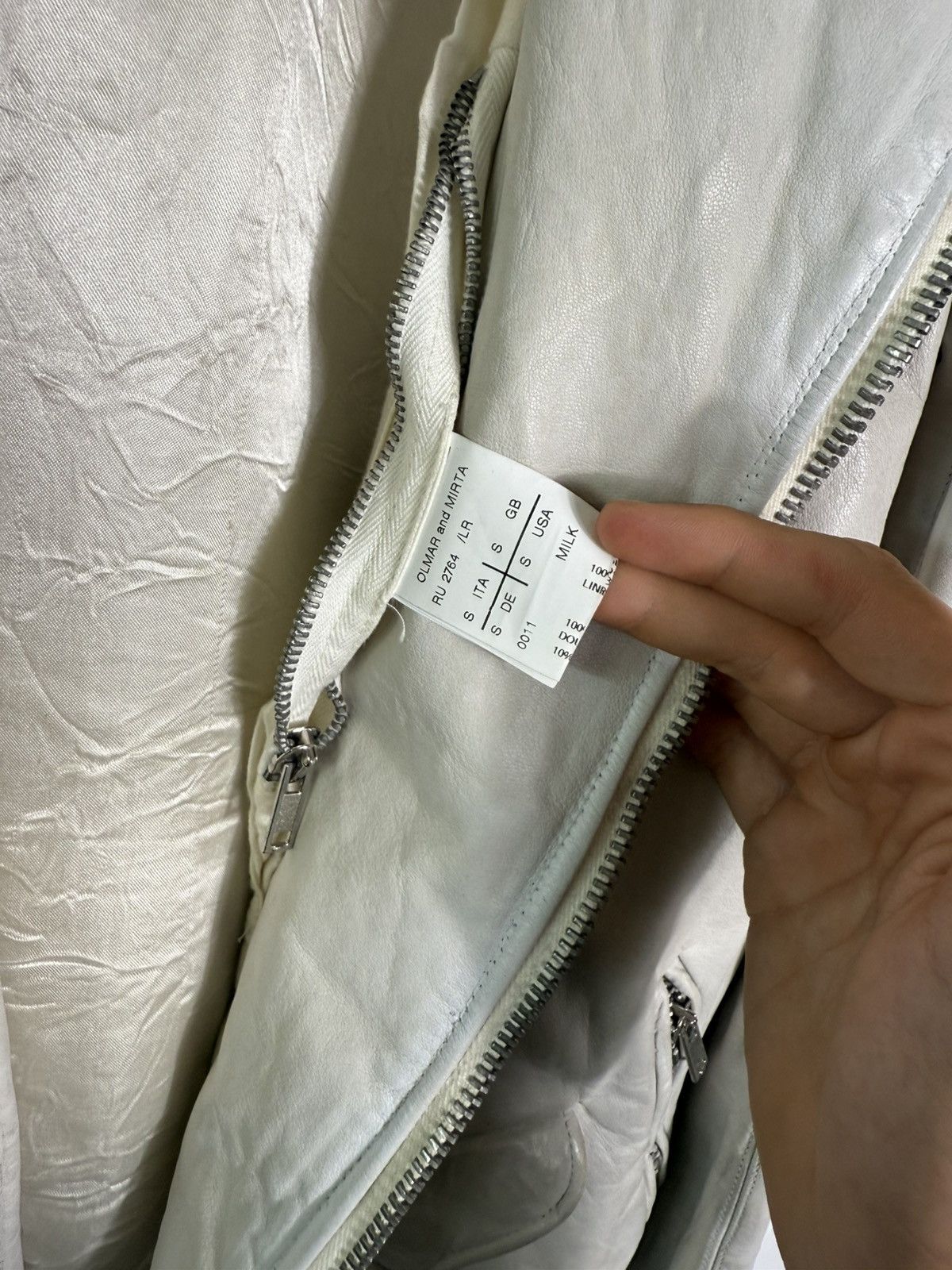 Rick Owens Rick Owens rare biker leather jackets Size US S / EU 44-46 / 1 - 5 Thumbnail