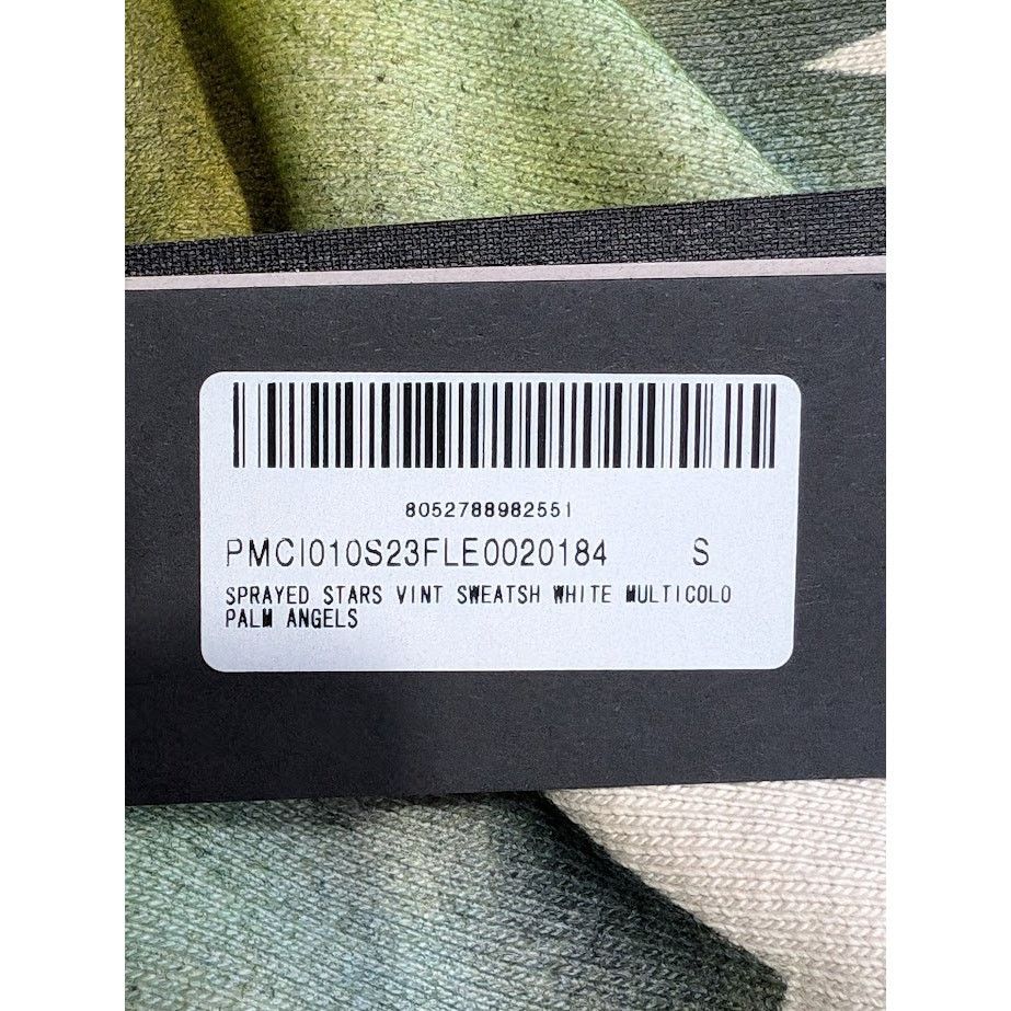 Palm Angels o1rshd1 Q: 2 / Sprayed Stars Vint Sweat Short in Multicolor Size US 30 / EU 46 - 18 Thumbnail