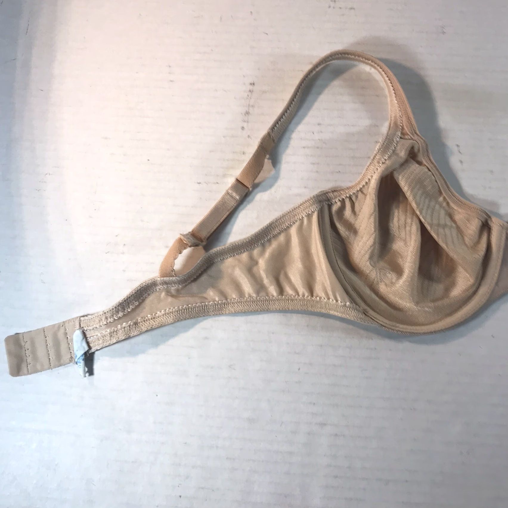 Vintage WARNER'S Push Up Bra 36C Beige Sheer Lace Women's Classic Size ONE SIZE - 4 Thumbnail