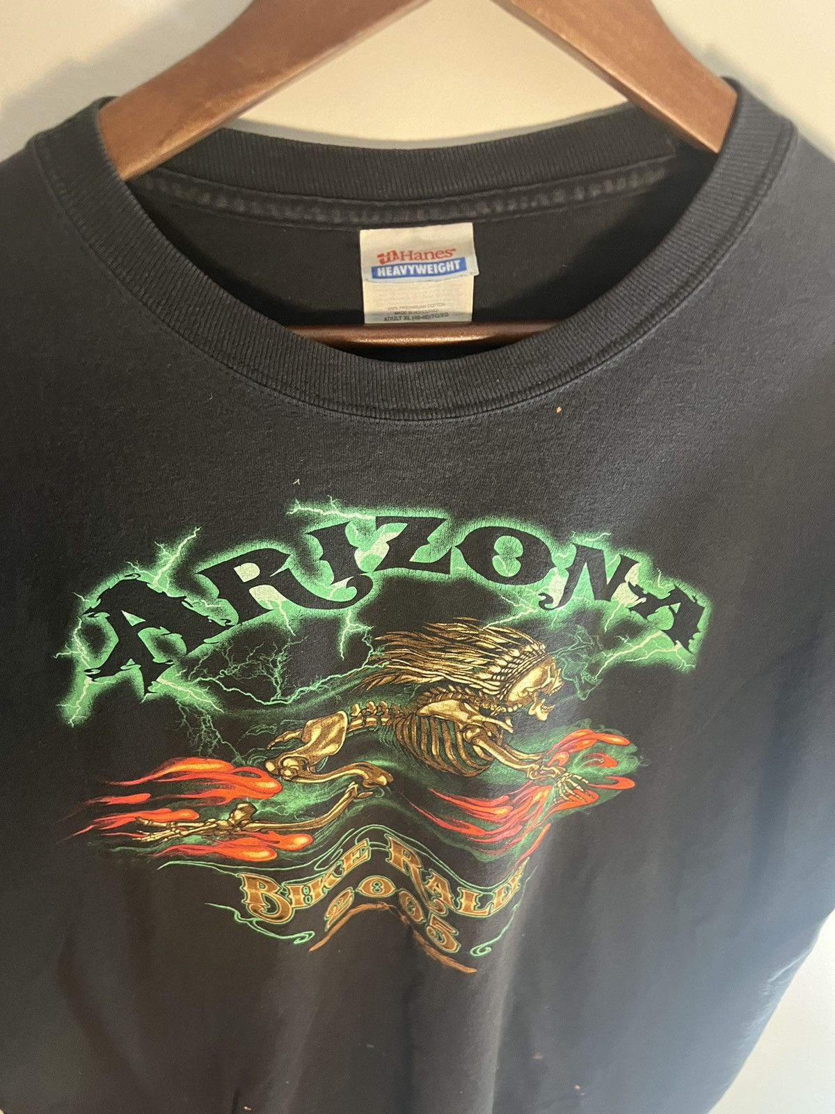 Harley Davidson × Indian Motorcycle 2005 Arizona Bike rally promo Harley style tee Size US XL / EU 56 / 4 - 2 Thumbnail