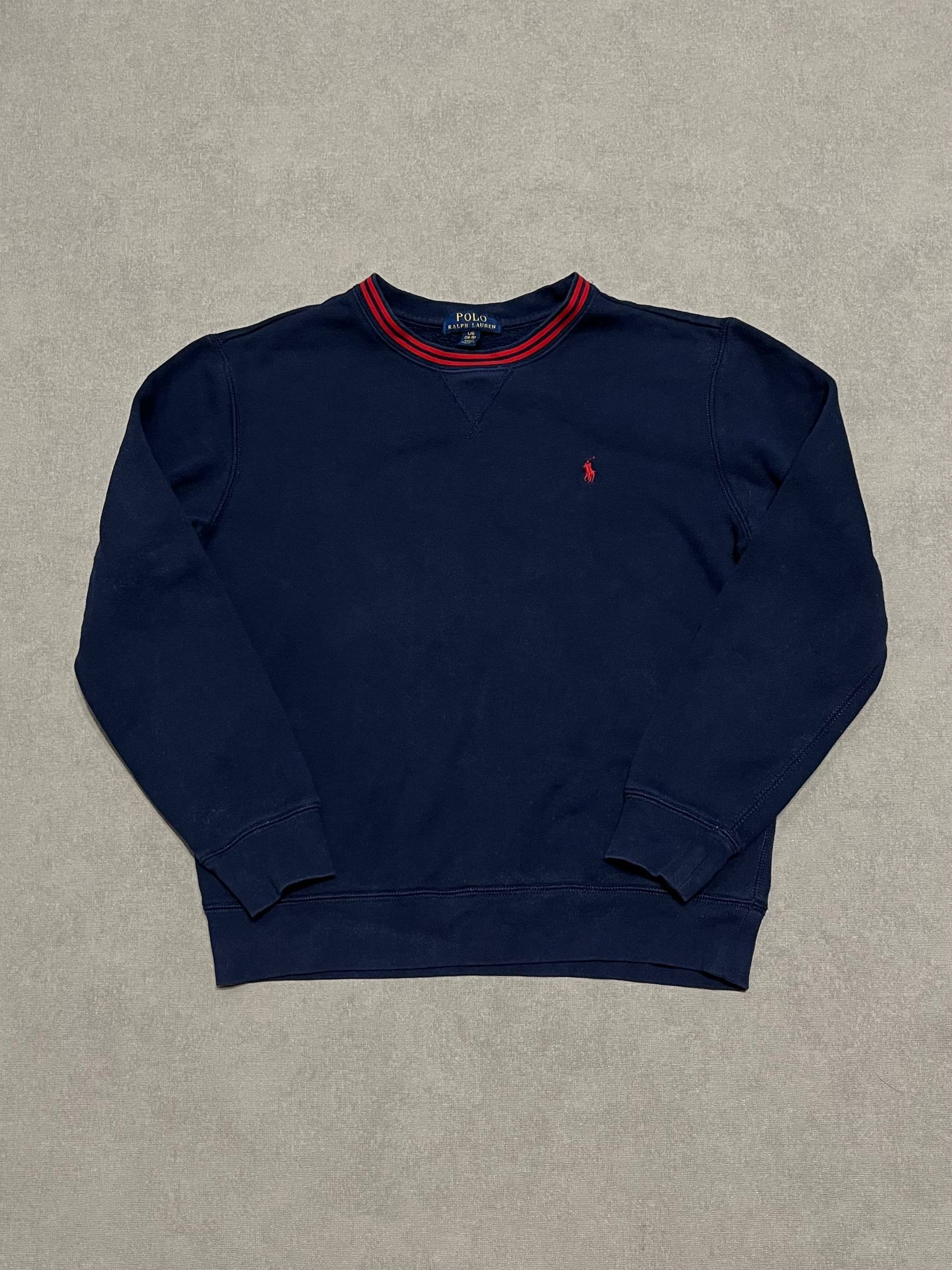 Polo Ralph Lauren Polo Ralph Lauren Men`s Blue Logo Sweatshirt Pullover Sz XS Size US XS / EU 42 / 0 - 1 Thumbnail