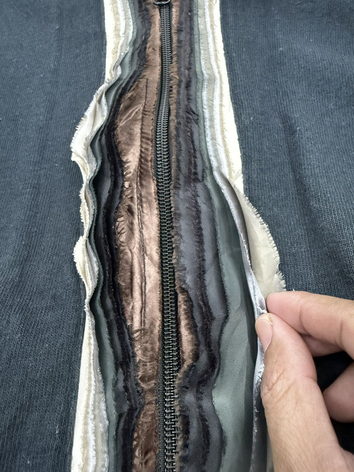 PPFM Vintage Rare PPFM Mink Fur Lined Cardigan Jacket Size US M / EU 48-50 / 2 - 6 Thumbnail