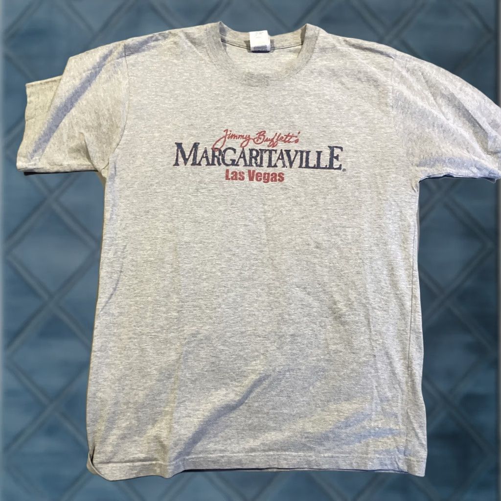 Vintage Margaritaville T-Shirt Mens We Are The People Official Jimmy Buffett Margaritaville Las Vegas Gray L Short Sleeve Crew Neck Cotton Size US L / EU 52-54 / 3 - 1 Thumbnail