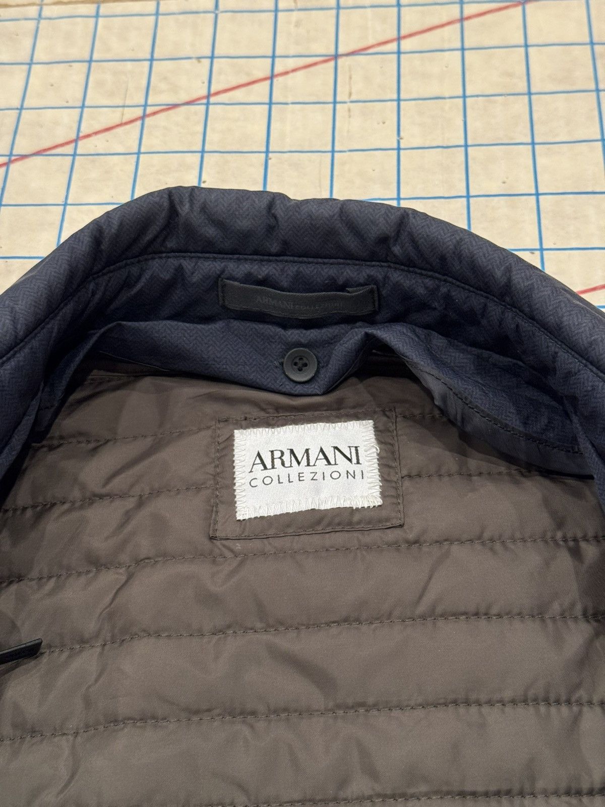 Armani Collezioni Armani Collezioni Long Coat With Insulating Layer Dark Navy Size US M / EU 48-50 / 2 - 6 Thumbnail