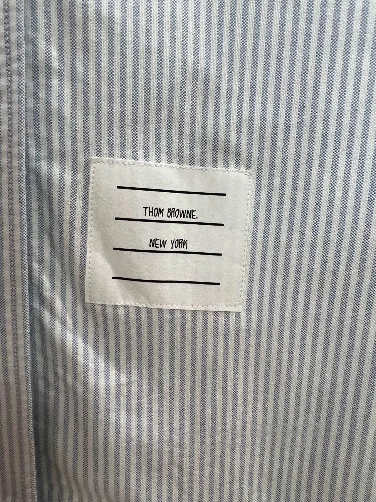 Thom Browne thom browne striped long sleeve shirt. Size US M / EU 48-50 / 2 - 3 Thumbnail