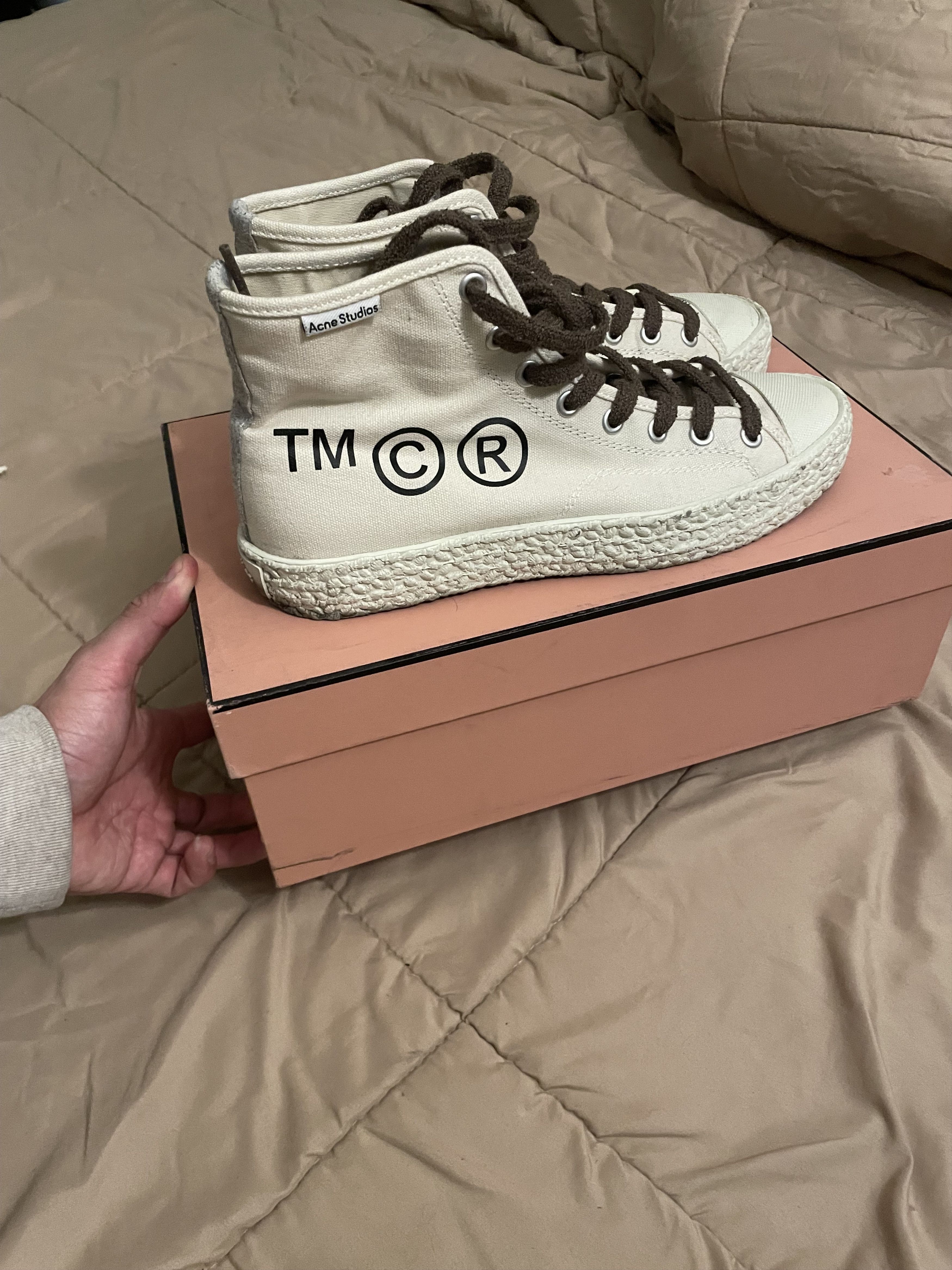 Acne Studios Acne Studios Ballow High-Top Sneakers Size US 9 / EU 42 - 2 Thumbnail