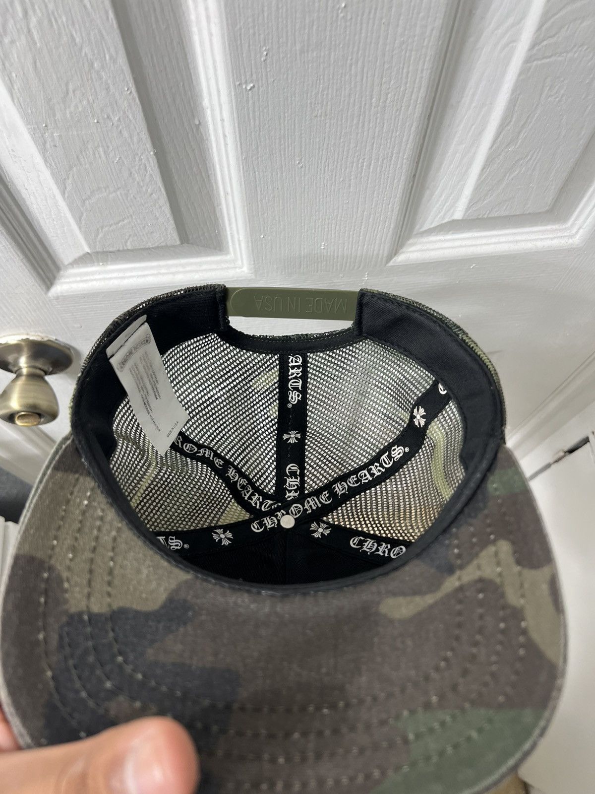 Chrome Hearts Chrome Hearts Camo Trucker Hat Size ONE SIZE - 5 Thumbnail