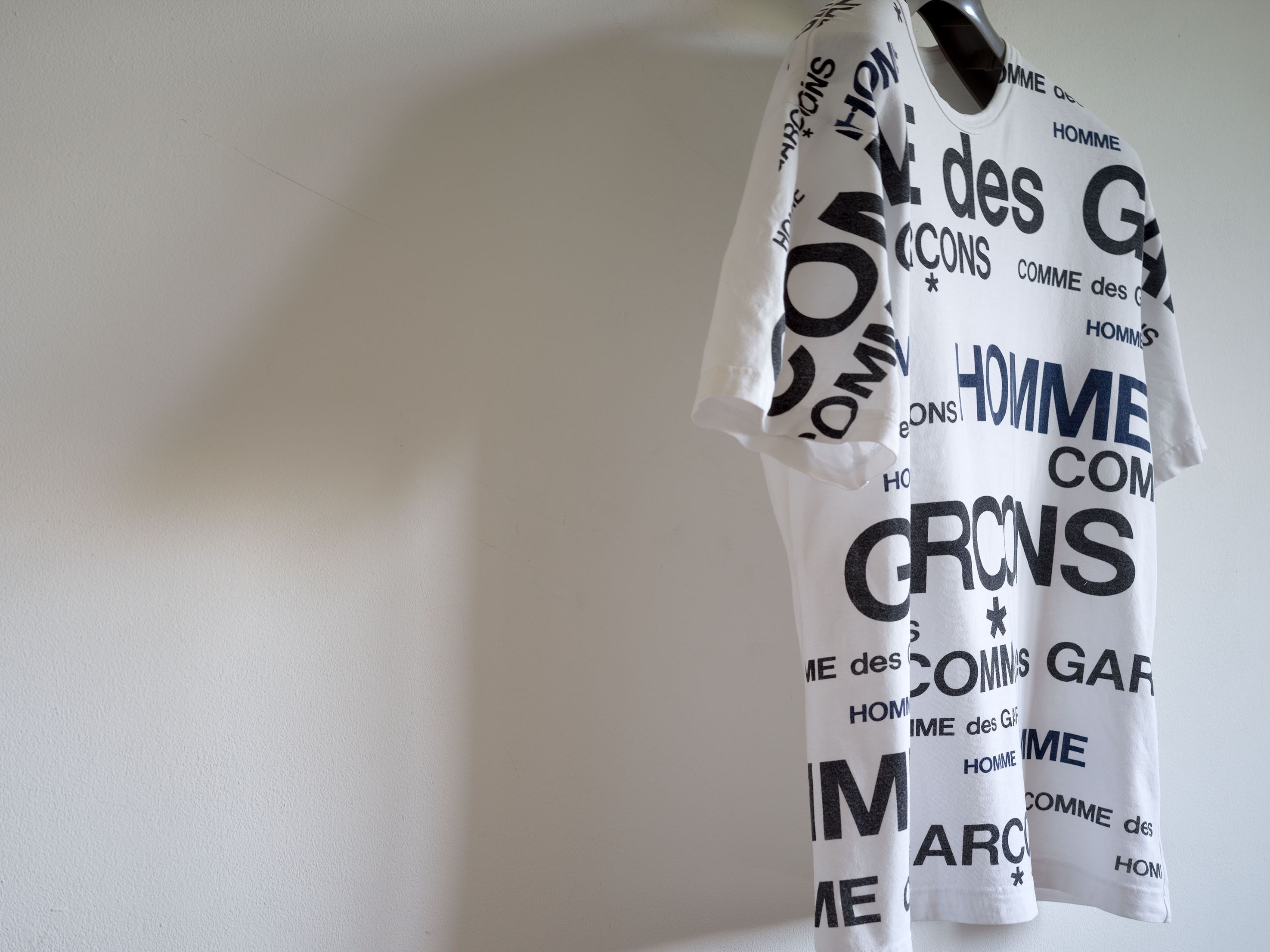 SS2007 COMME des GARÇONS HOMME LOGO PRINT T-SHIRT