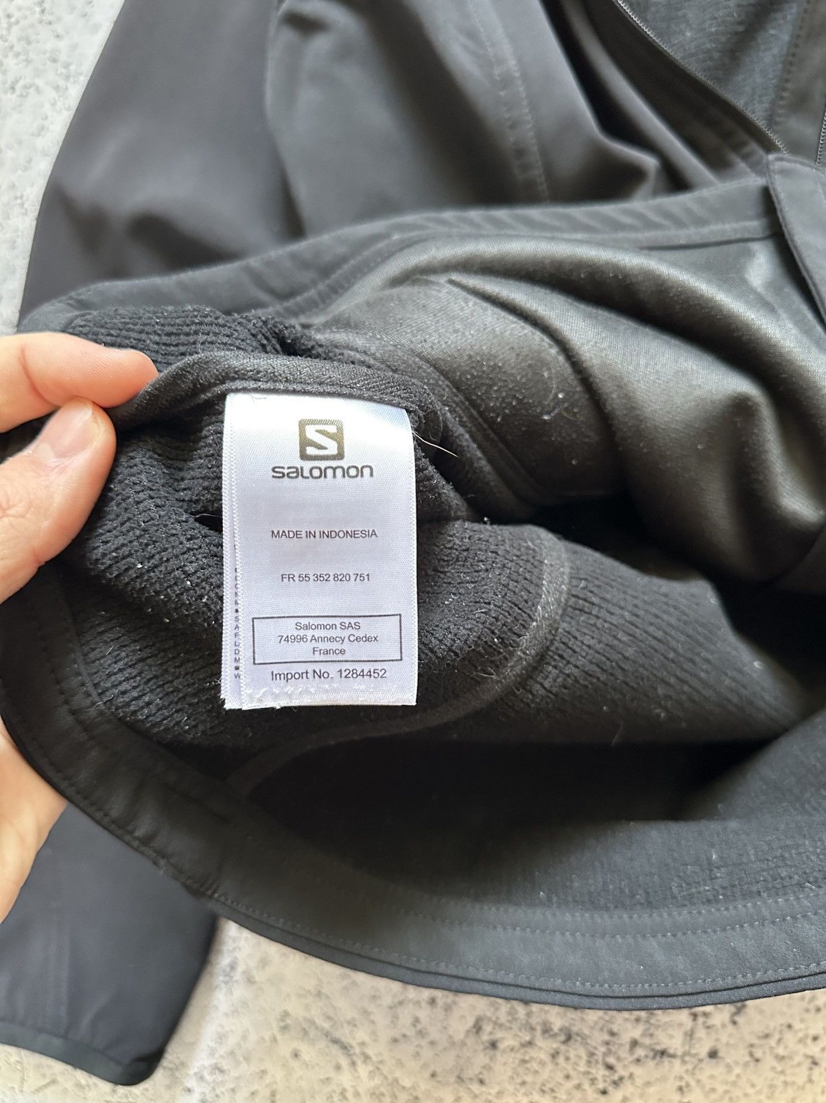 Salomon × Vintage Vintage Salomon Windbreaker Hoodie Jacket Light Goretex Size L / US 10 / IT 46 - 8 Thumbnail
