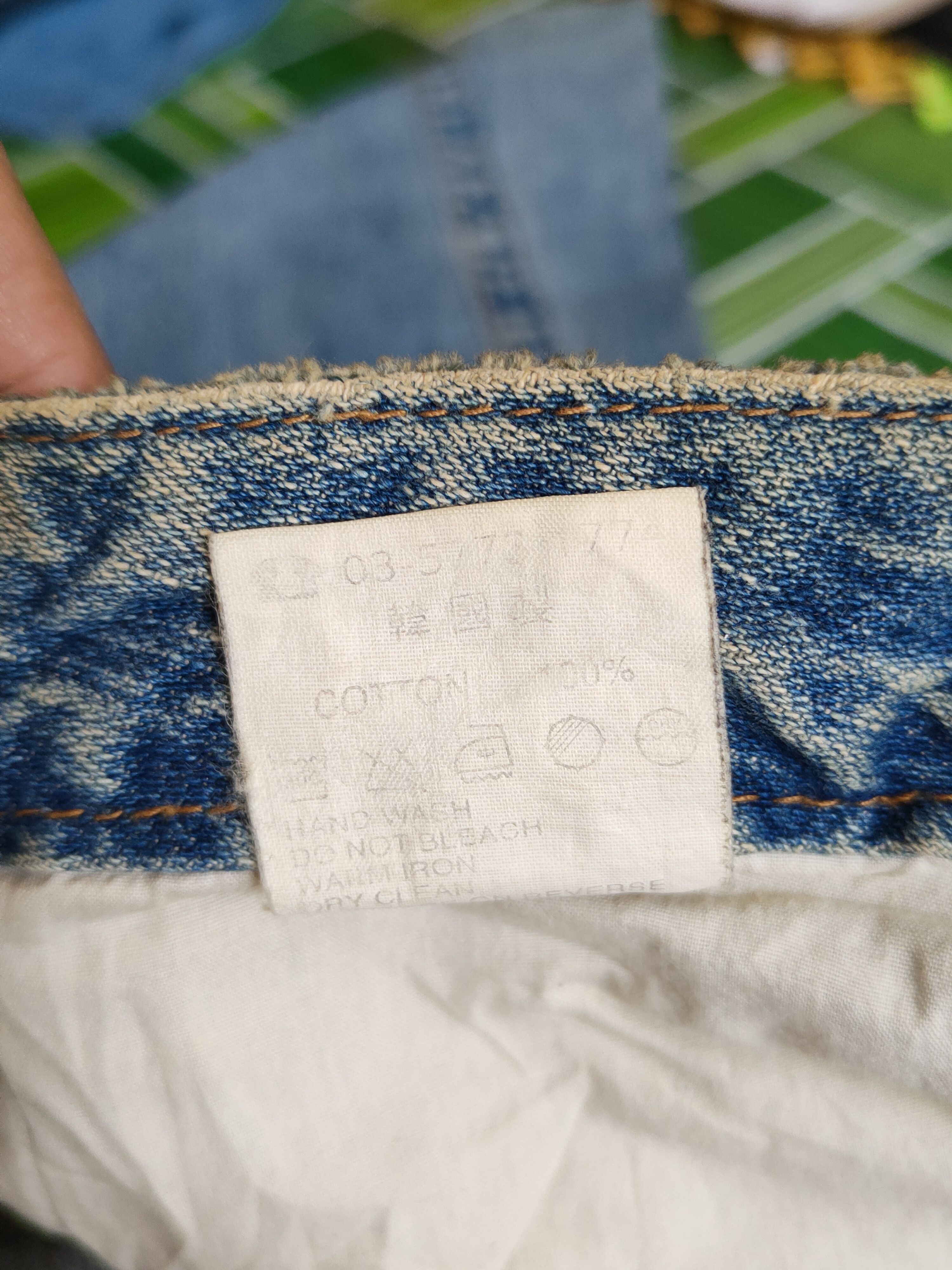 Japanese Brand Peace on Mars Faded bootcut Distressed ripped Denim #S1525 Size 30" / US 8 / IT 44 - 16 Thumbnail