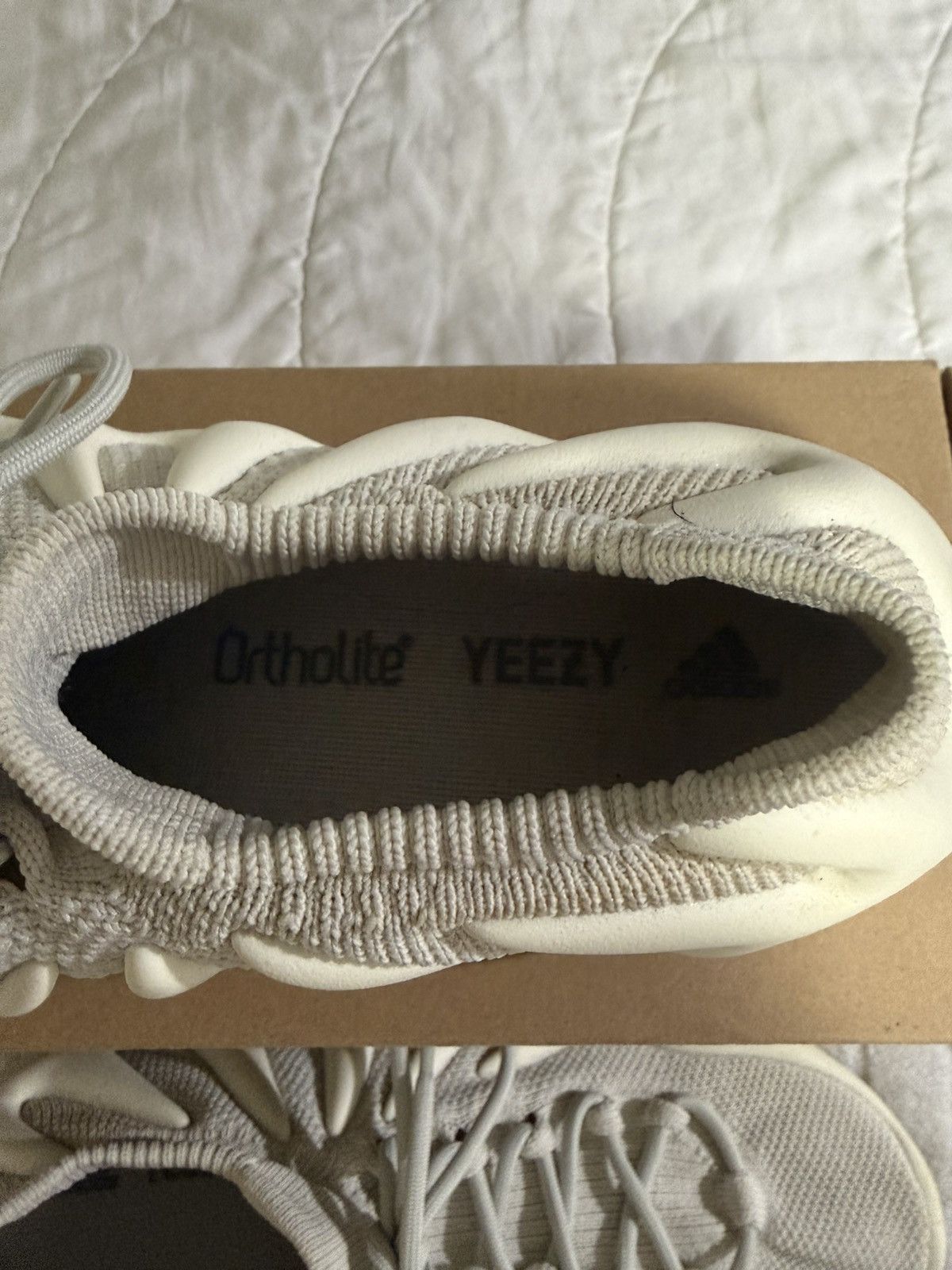 Yeezy Men’s Size 10 U.S. adidas Yeezy 450 Cloud White Sneakers Size US 10 / EU 43 - 3 Thumbnail