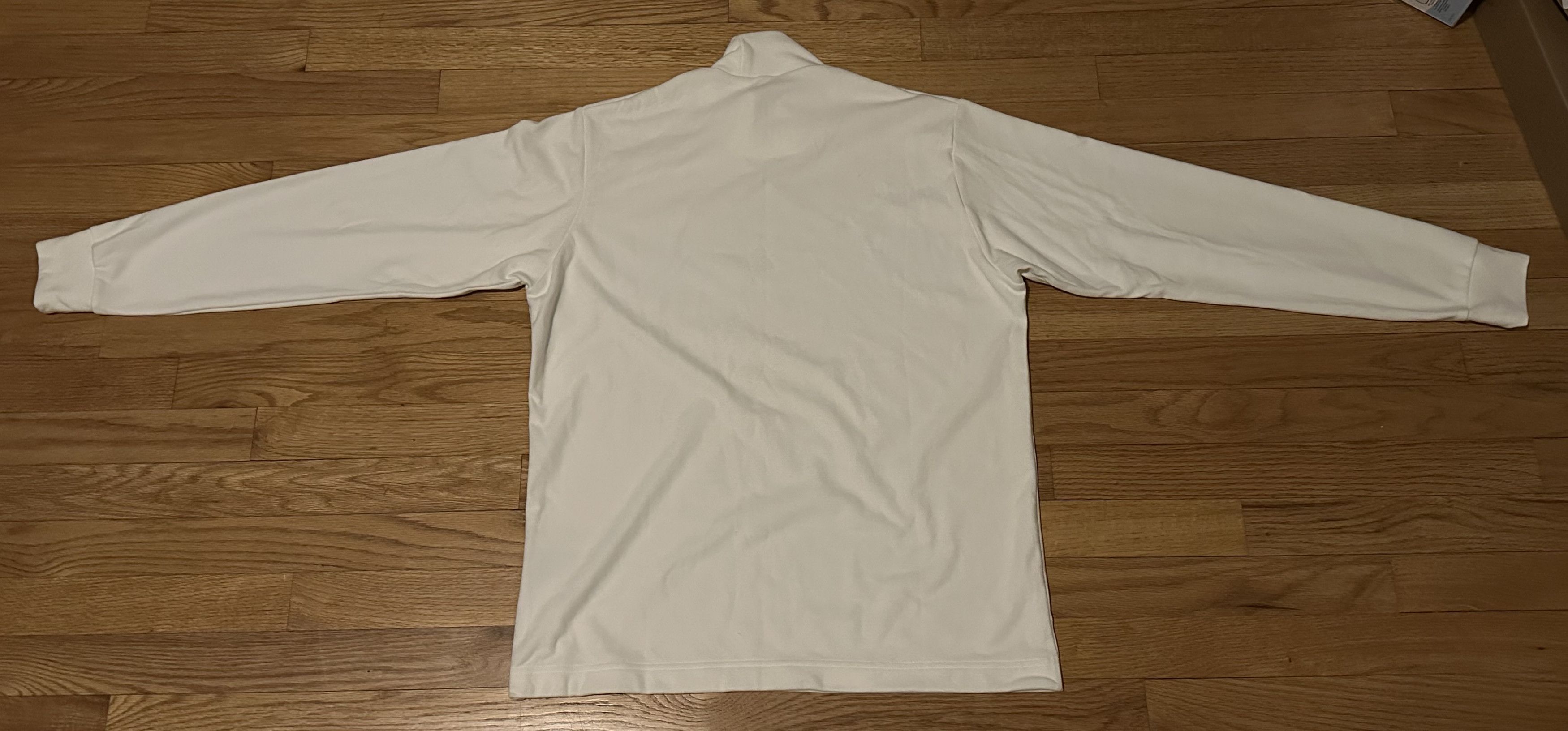 Uniqlo Uniqlo White Smooth Fleece Mock Neck Long-Sleeve from Japan Size US M / EU 48-50 / 2 - 5 Thumbnail