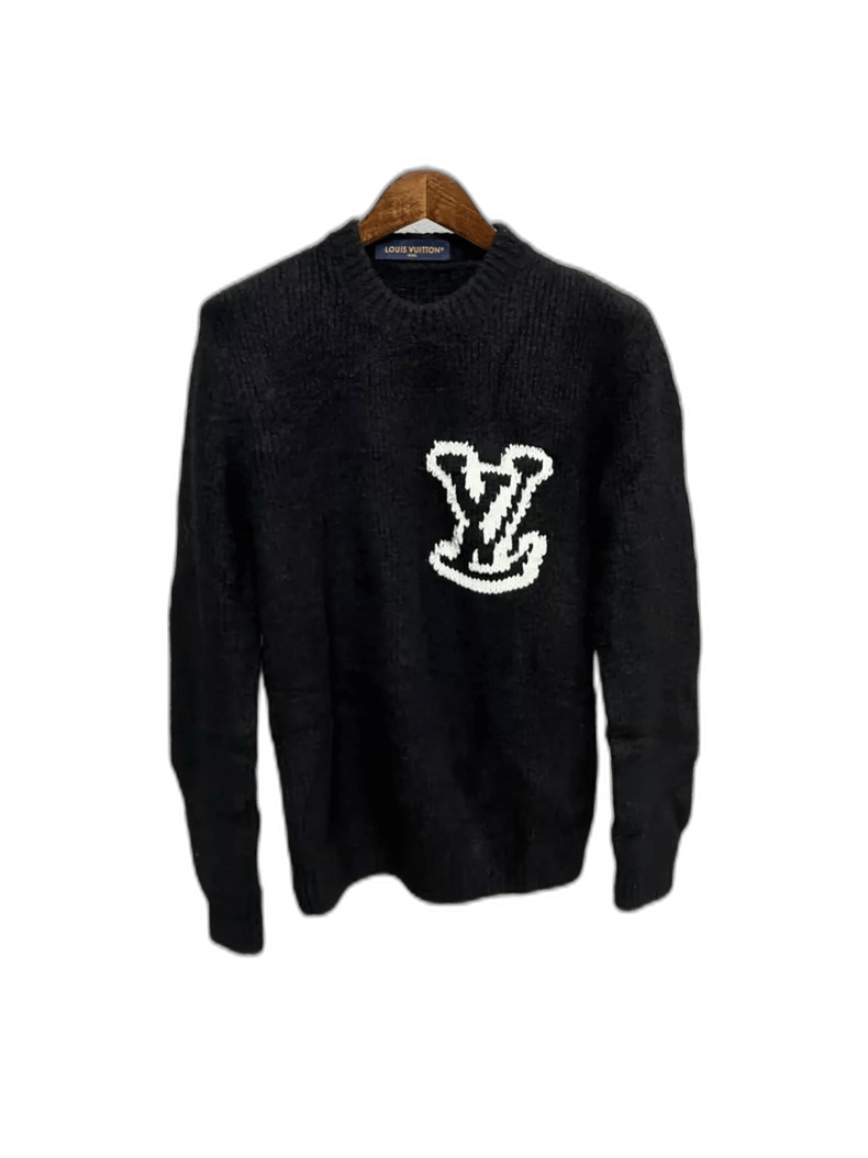 Louis Vuitton LV Black Logo Sweater Size S Brand New-yf Size US S / EU 44-46 / 1 - 1 Thumbnail
