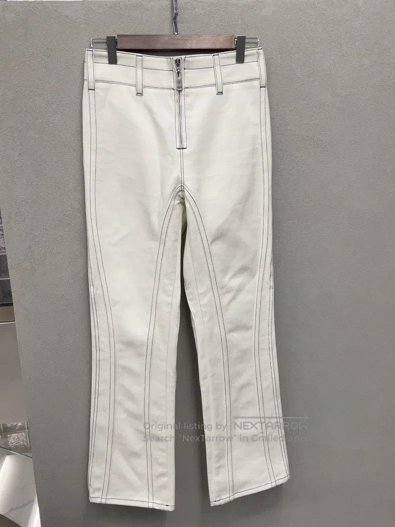 Louis Vuitton Louis Vuitton White Jeans Size 35" - 1 Thumbnail