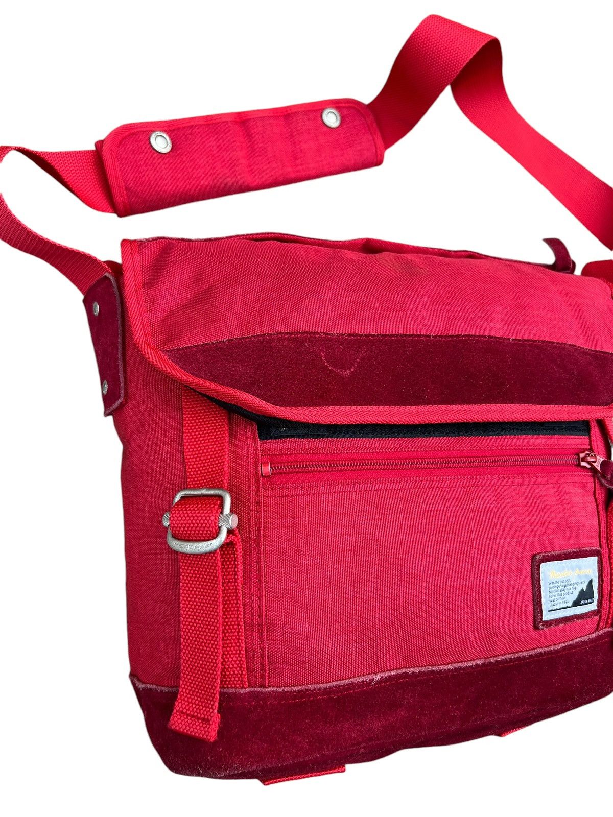 Leather Vintage Masterpiece Japan Nylon Leather Messenger Bag Size ONE SIZE - 9 Thumbnail