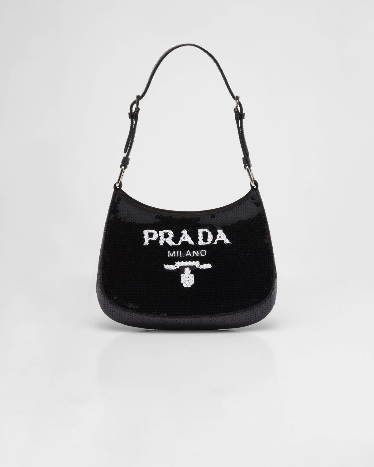 Prada o1la1rc1a0925 Size: OS / Cleo Sequined Bag in Black Size ONE SIZE - 1 Thumbnail