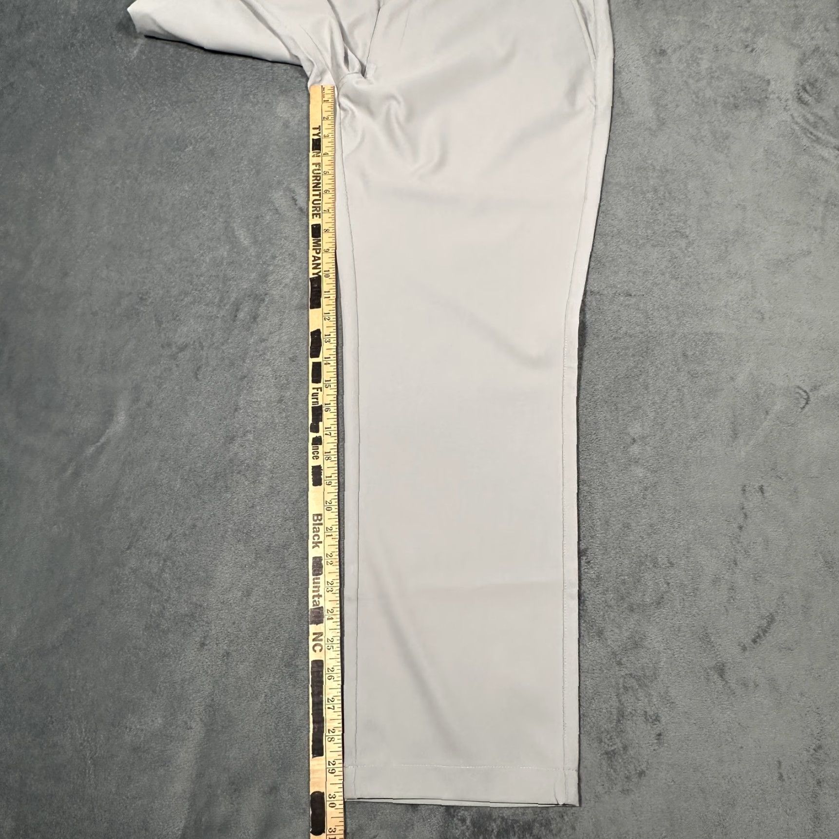 Bonobos Bonobos Golf Pants Mens 38x30 Gray Athletic Fit Performance Stretch Polyester Size US 38 / EU 54 - 4 Thumbnail