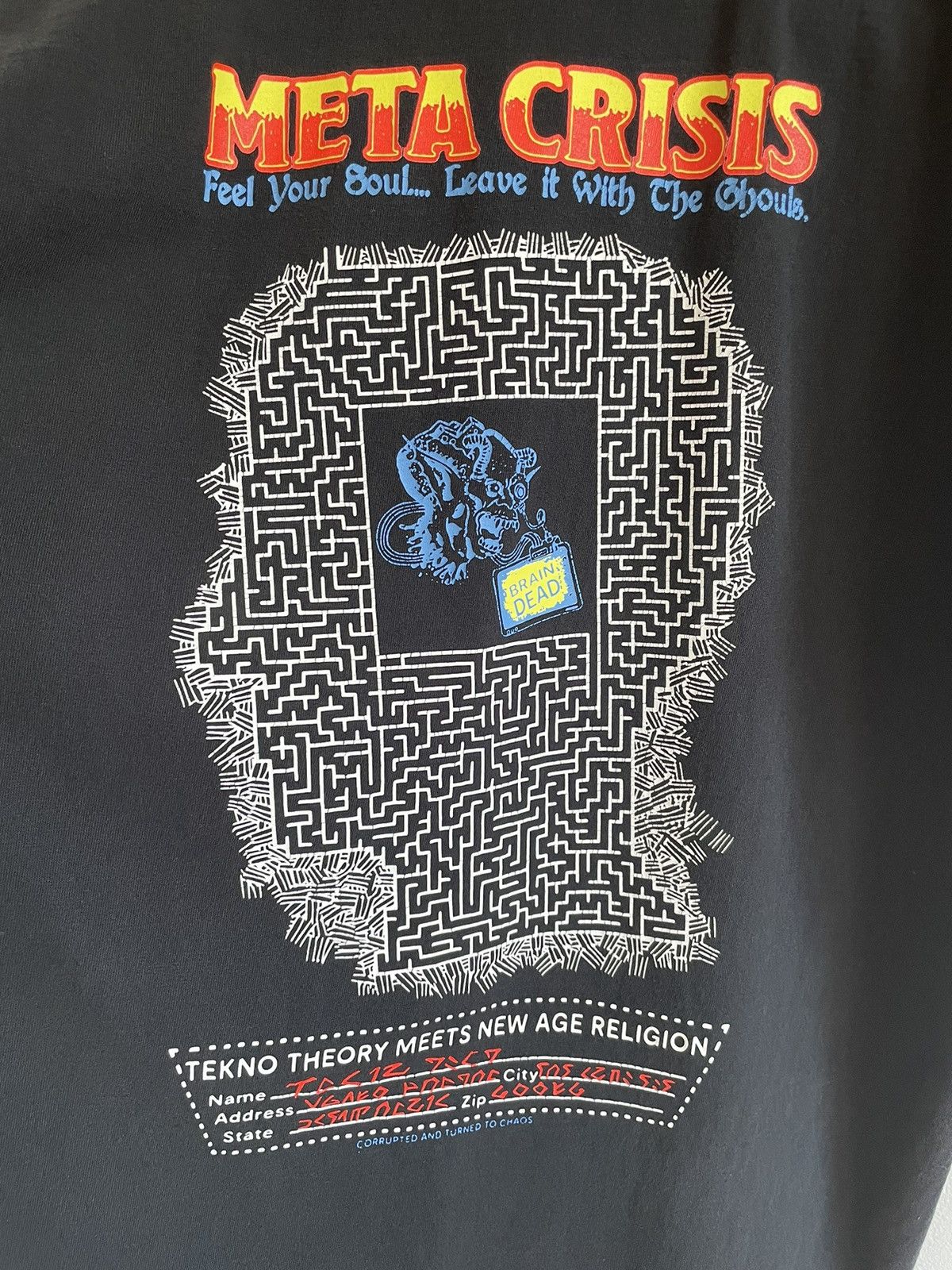 Brain Dead ‘19 Labyrinth Tee Size US L / EU 52-54 / 3 - 4 Thumbnail