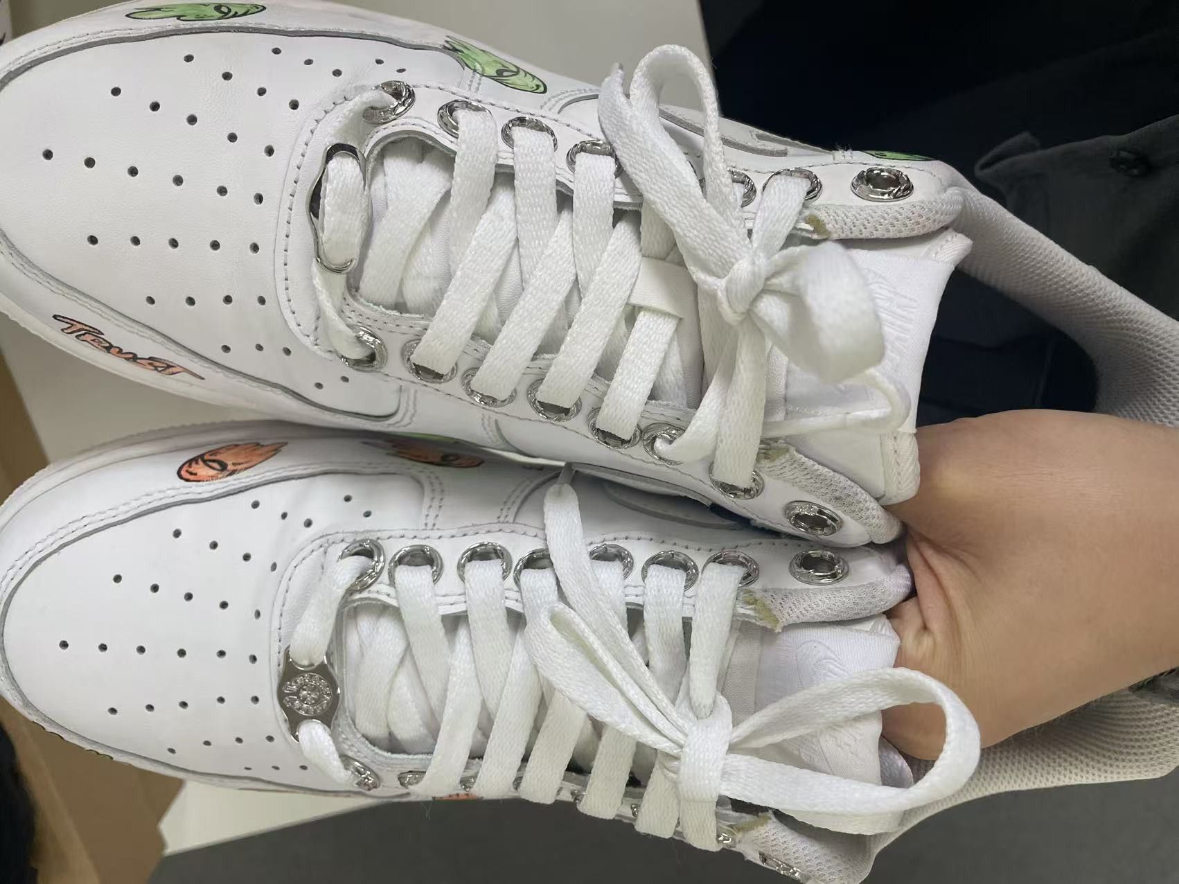 Chrome Hearts Chrome Hearts Air Force 1 Matty Boy White Sneakers Size US 12 / EU 45 - 19 Thumbnail