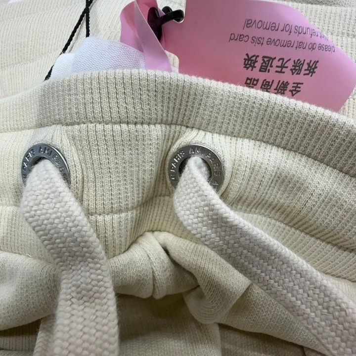 AMI AMIPARIS Beige Heart Embroidered Sport Pants -2507 Size US 42 / EU 58 - 6 Thumbnail